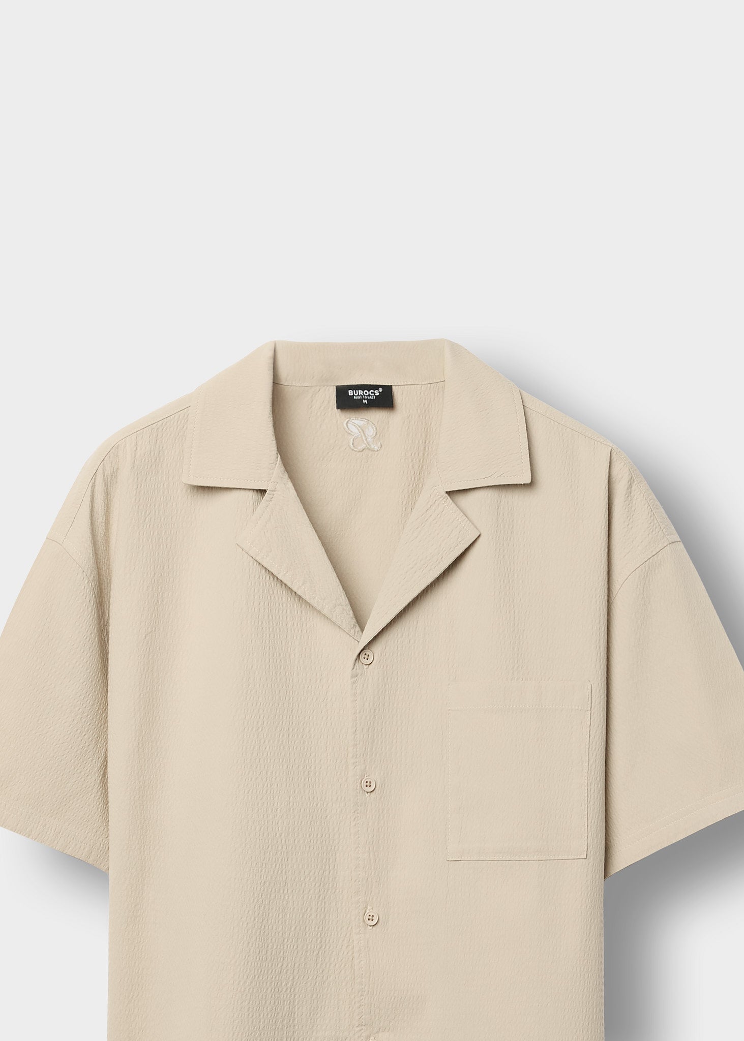 Solid Seersucker Shirt