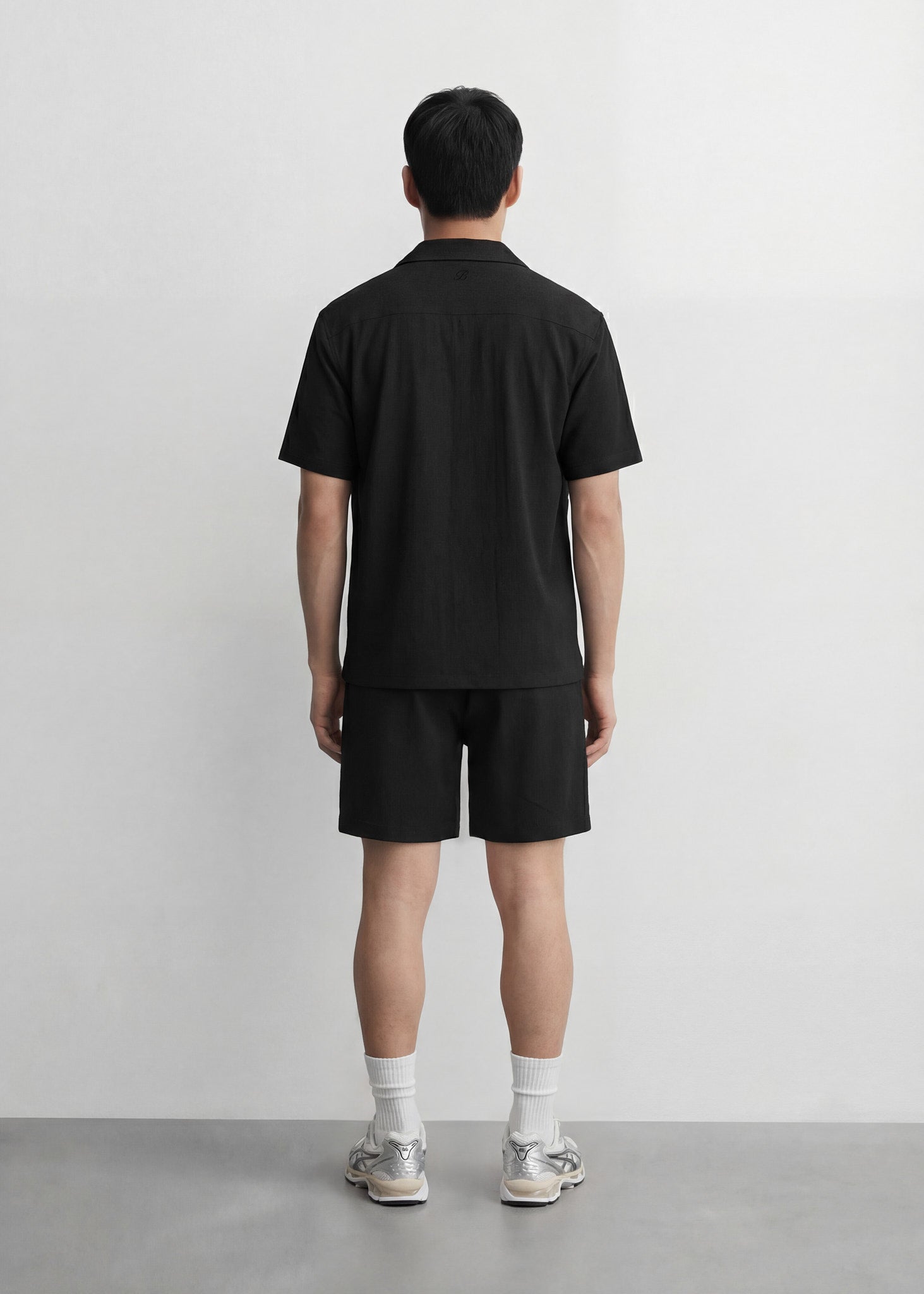 Solid Seersucker Shorts