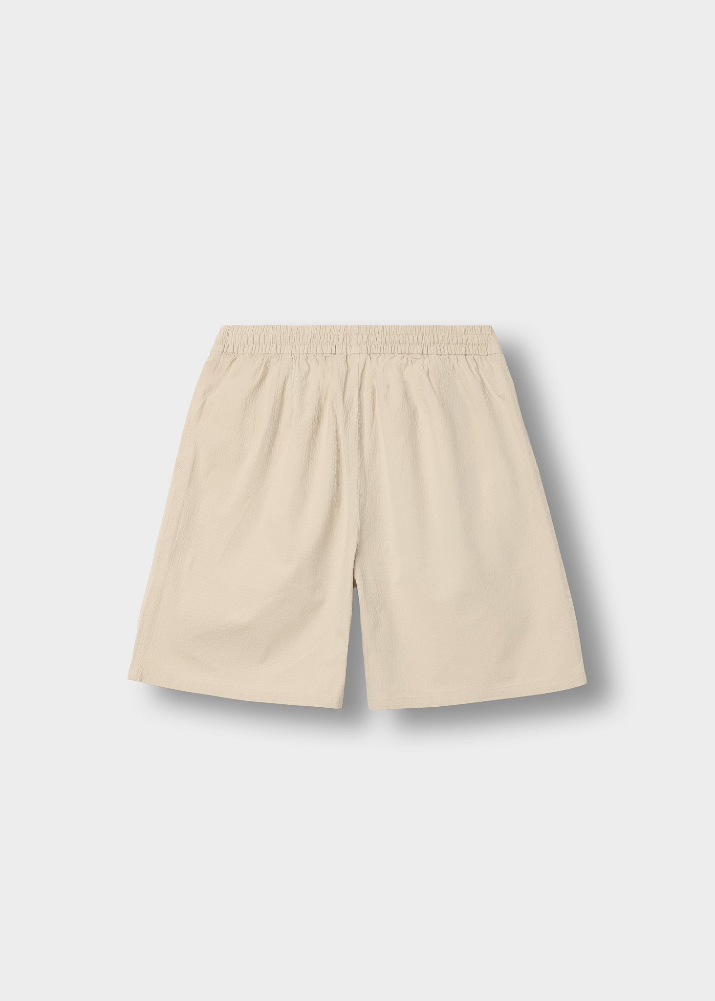 Solid Seersucker Shorts