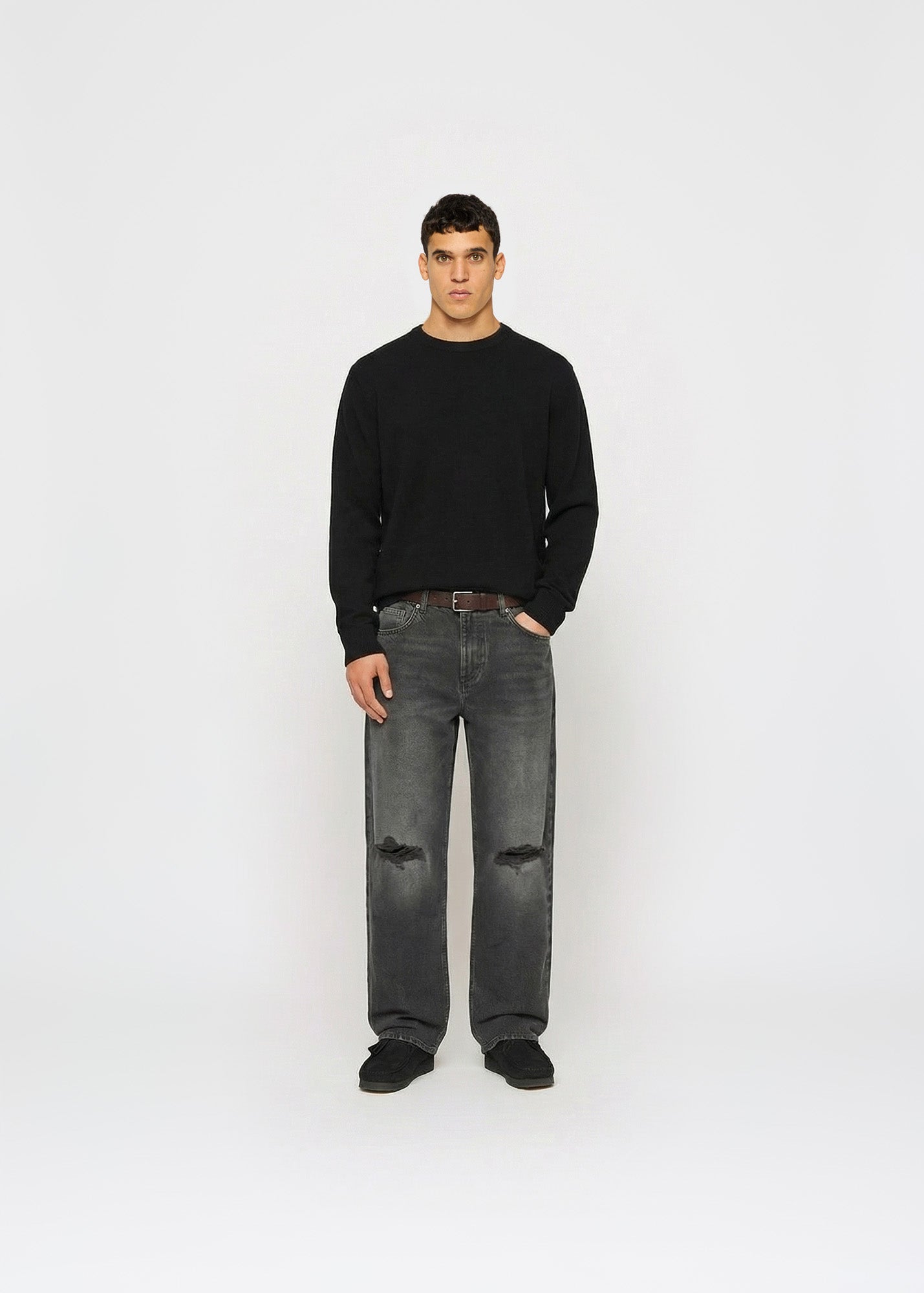 Ribbed Vito Baggy Jeans