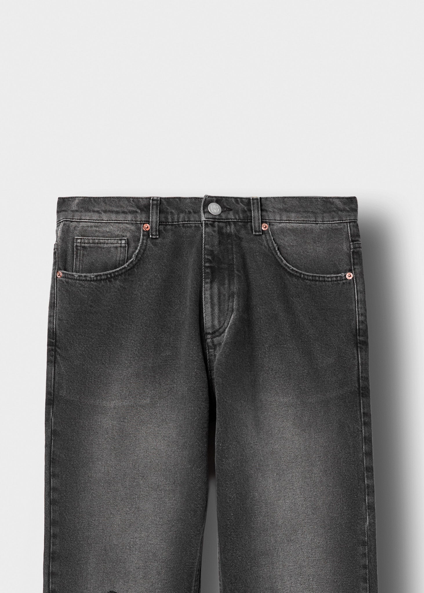 Ripped John Straight Jeans