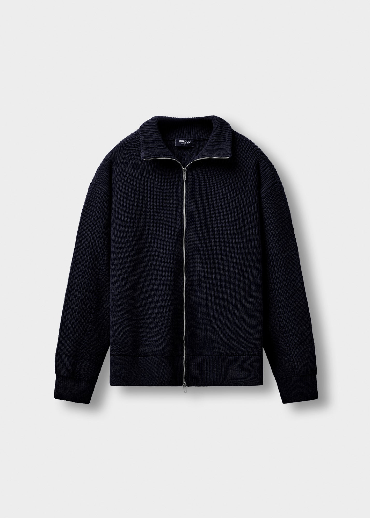 Chunky Knit Zip Jacket
