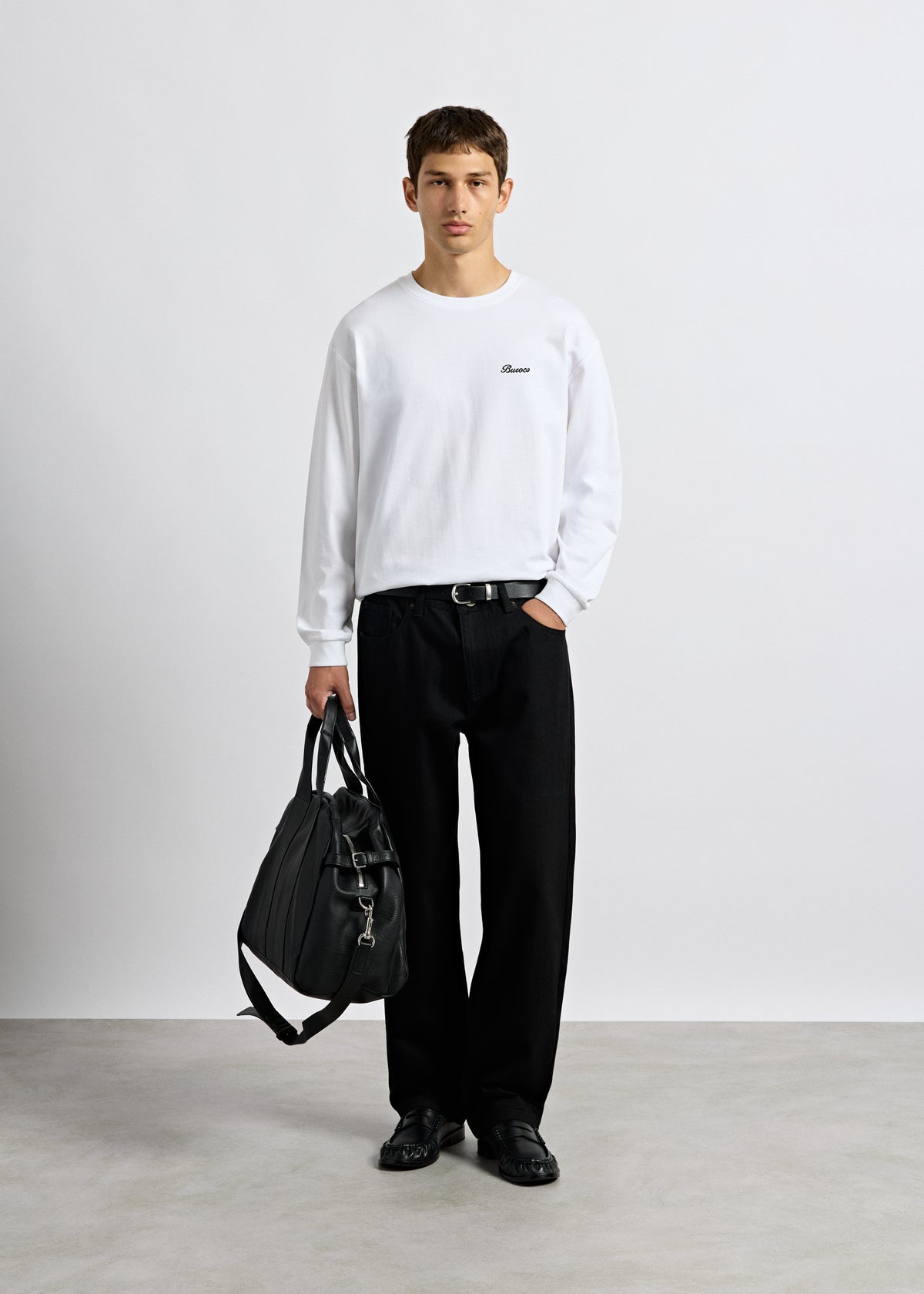 Long-Sleeved Top with Embroidery