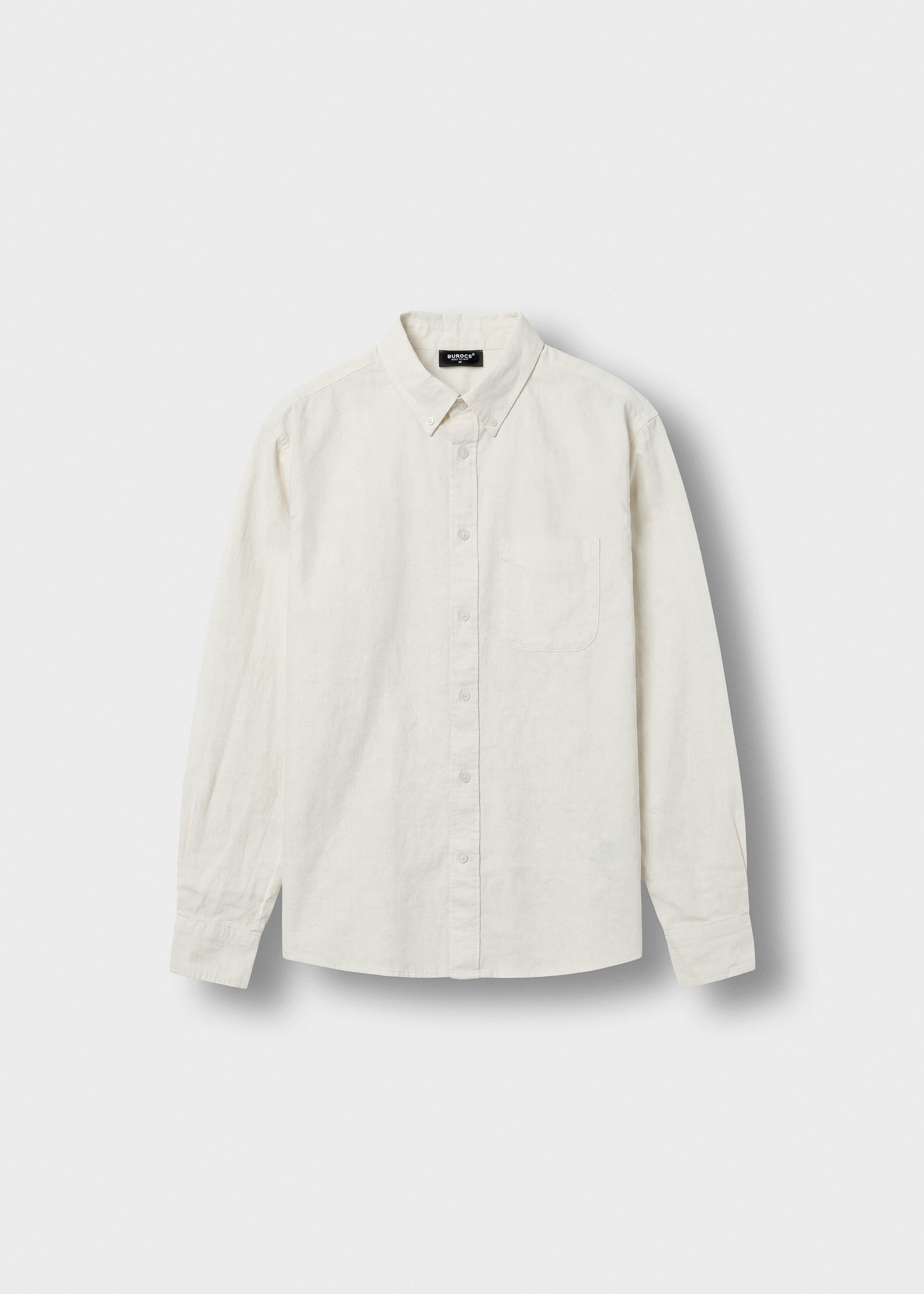 Linen Blend Long Sleeve Shirt