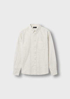 Linen Blend Long Sleeve Shirt
