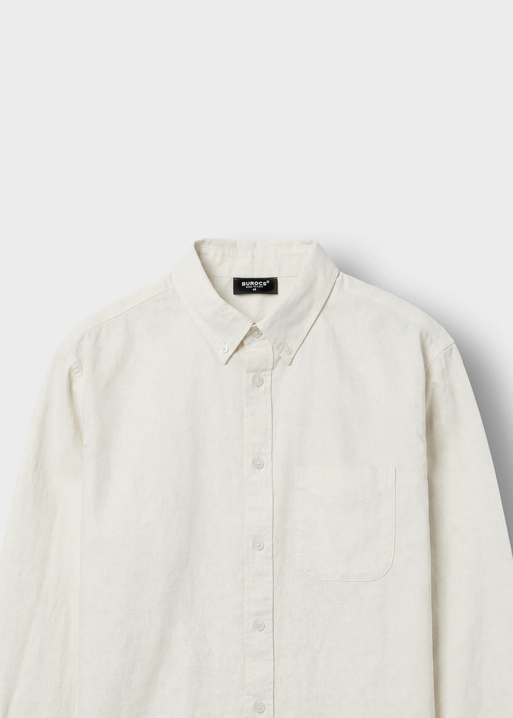 Linen Blend Long Sleeve Shirt