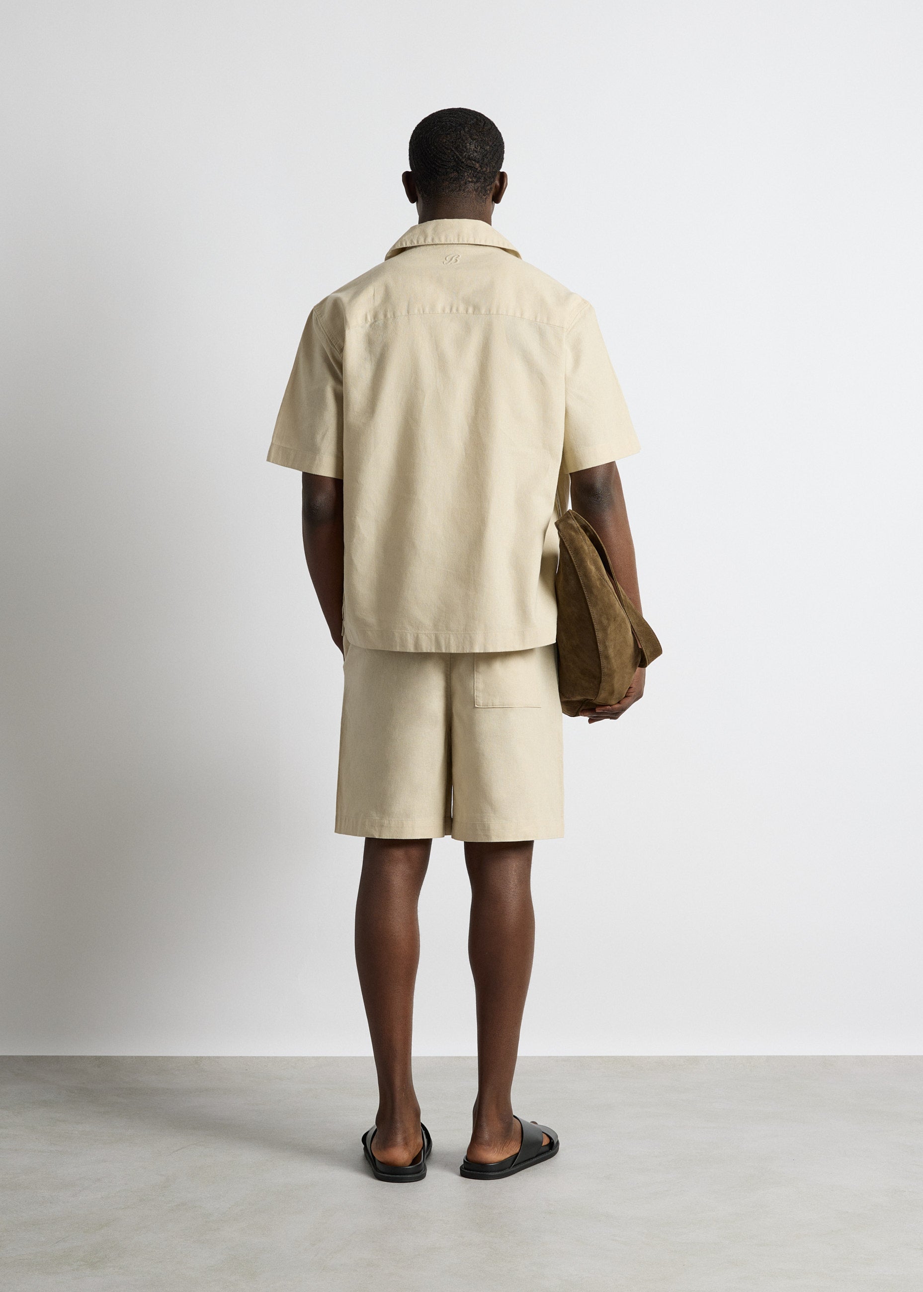 Linen Blend Shorts