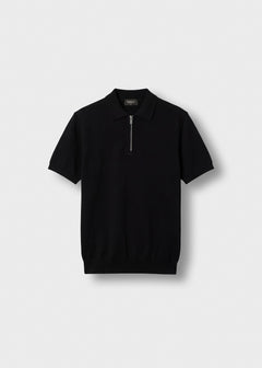 Quarter Zip Polo Shirt