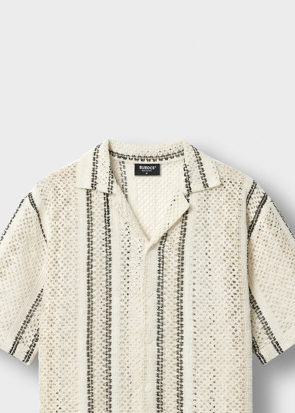 Crochet Striped Shirt