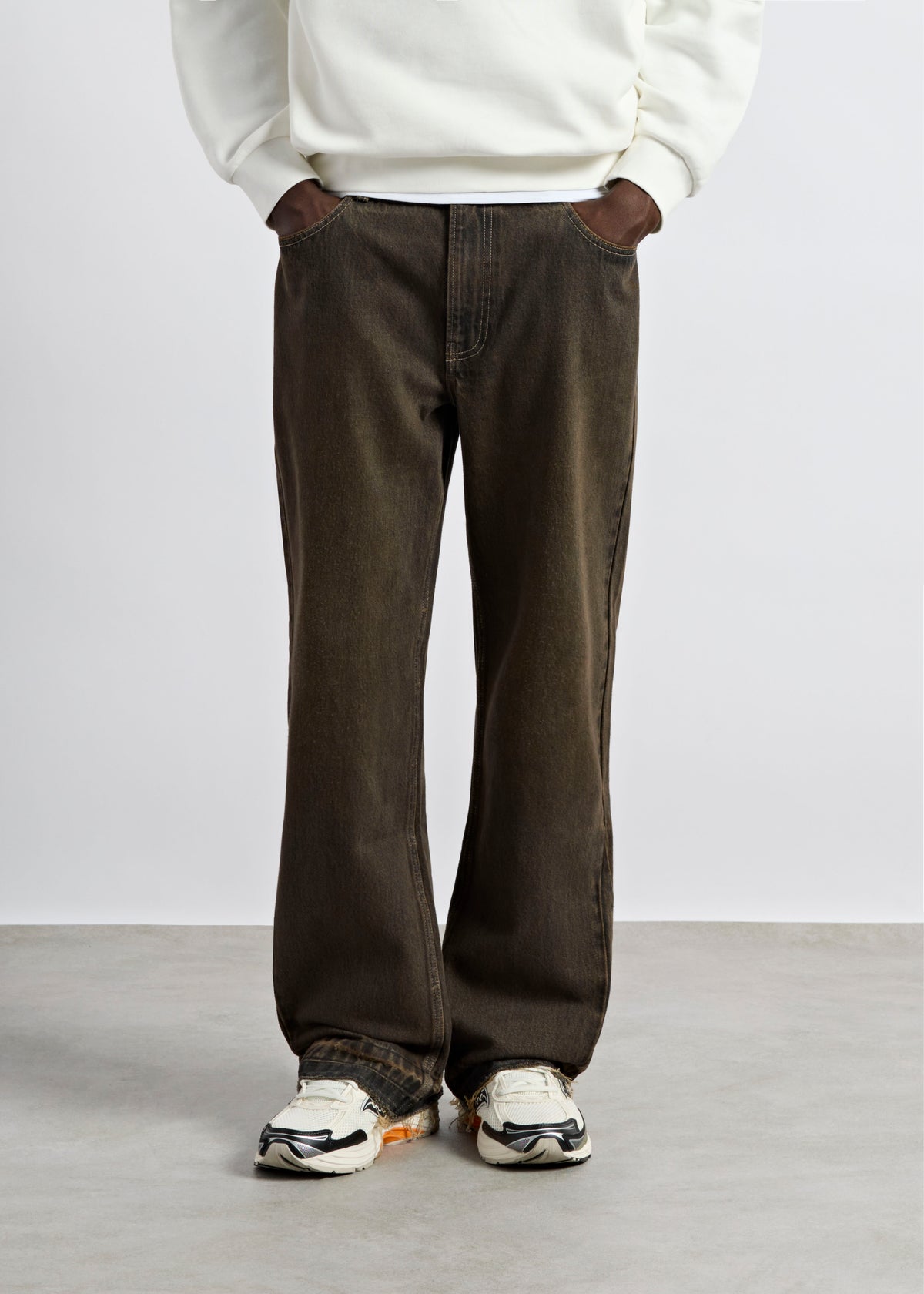 Tony Flared Open Hem Jeans