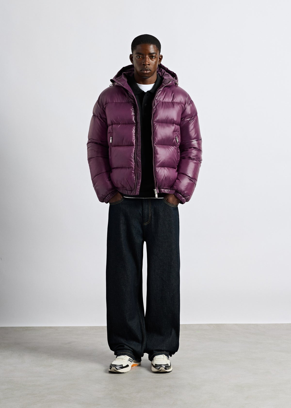 Glossy Puffer Jacket