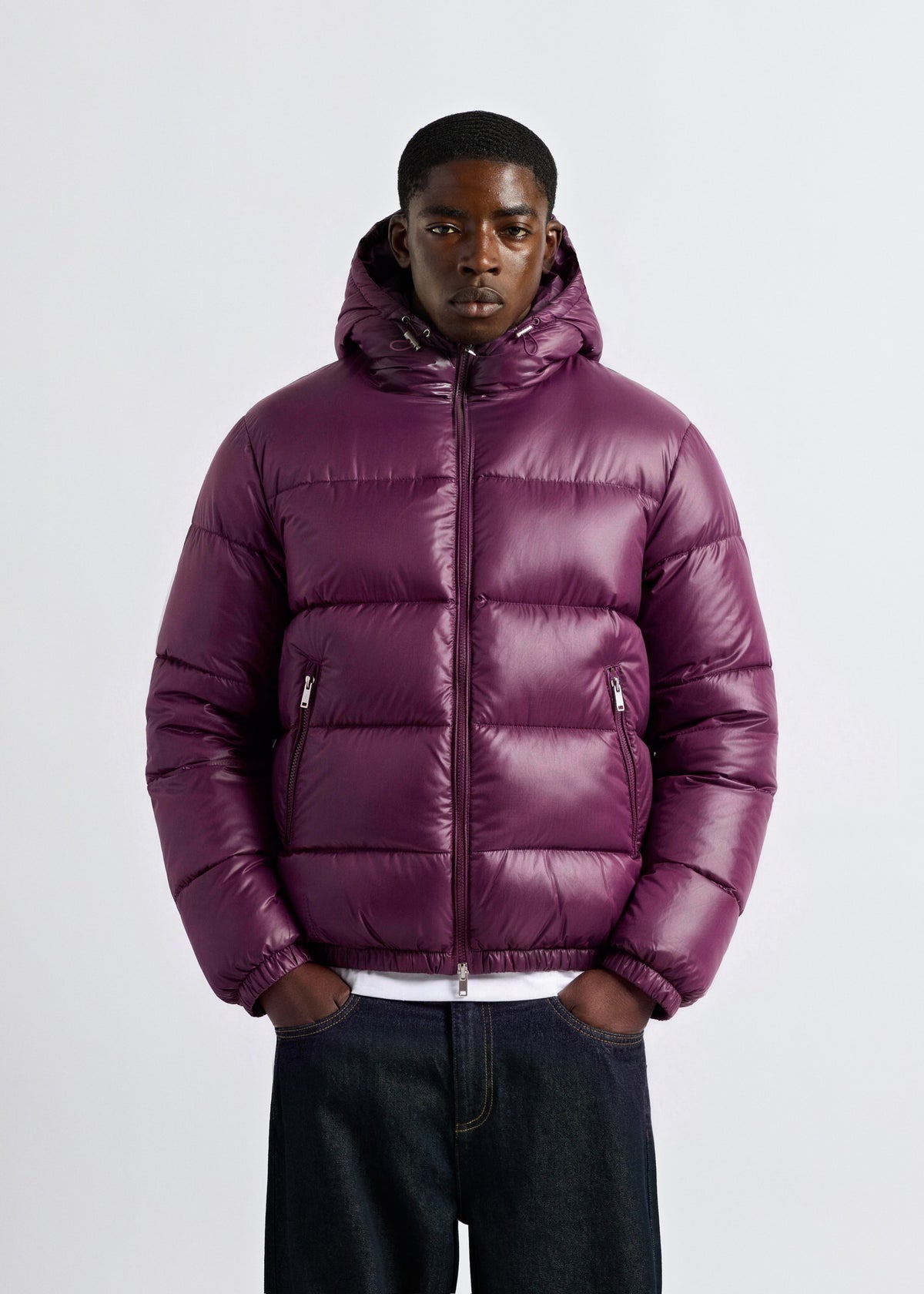 Glossy Puffer Jacket