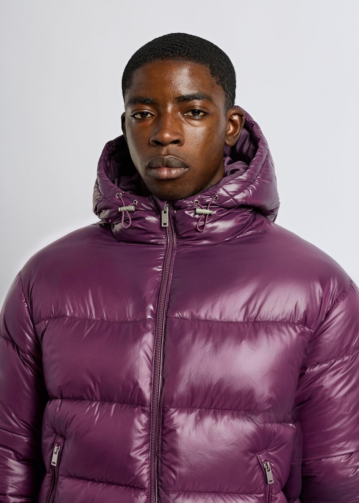 Glossy Puffer Jacket