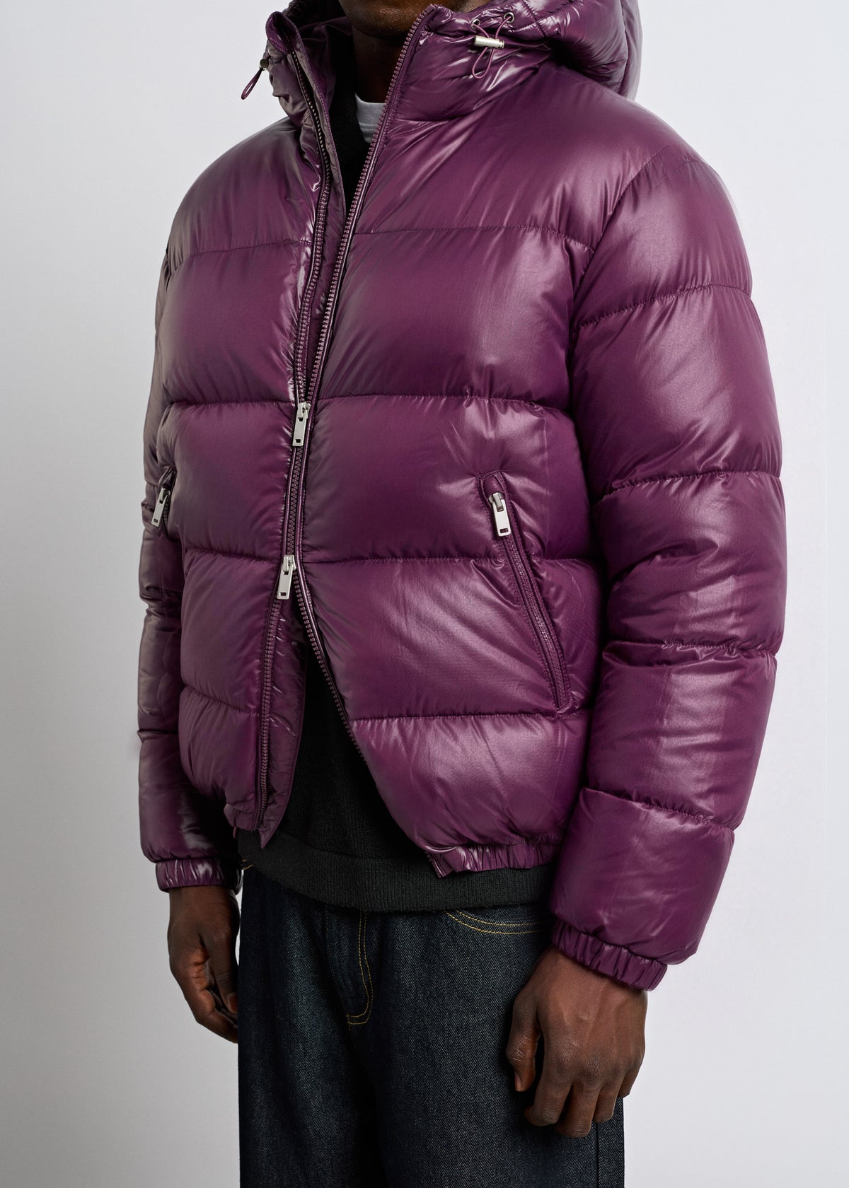 Glossy Puffer Jacket