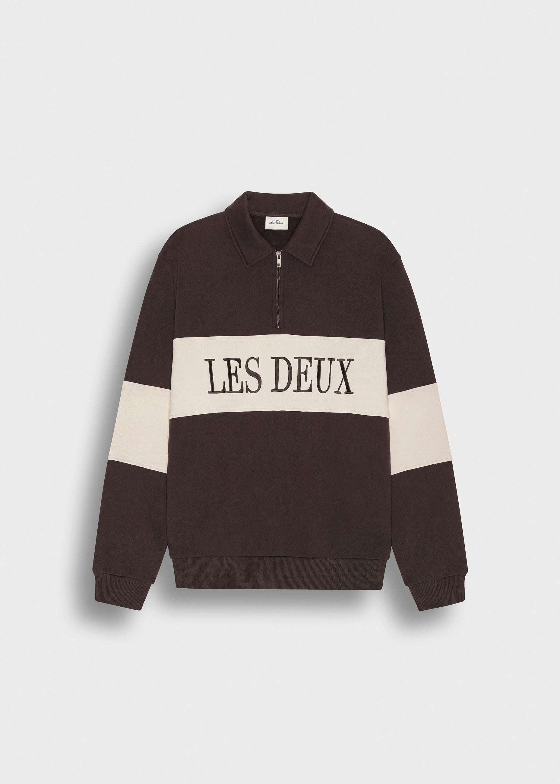 Zipper Rugby Sweatshirt