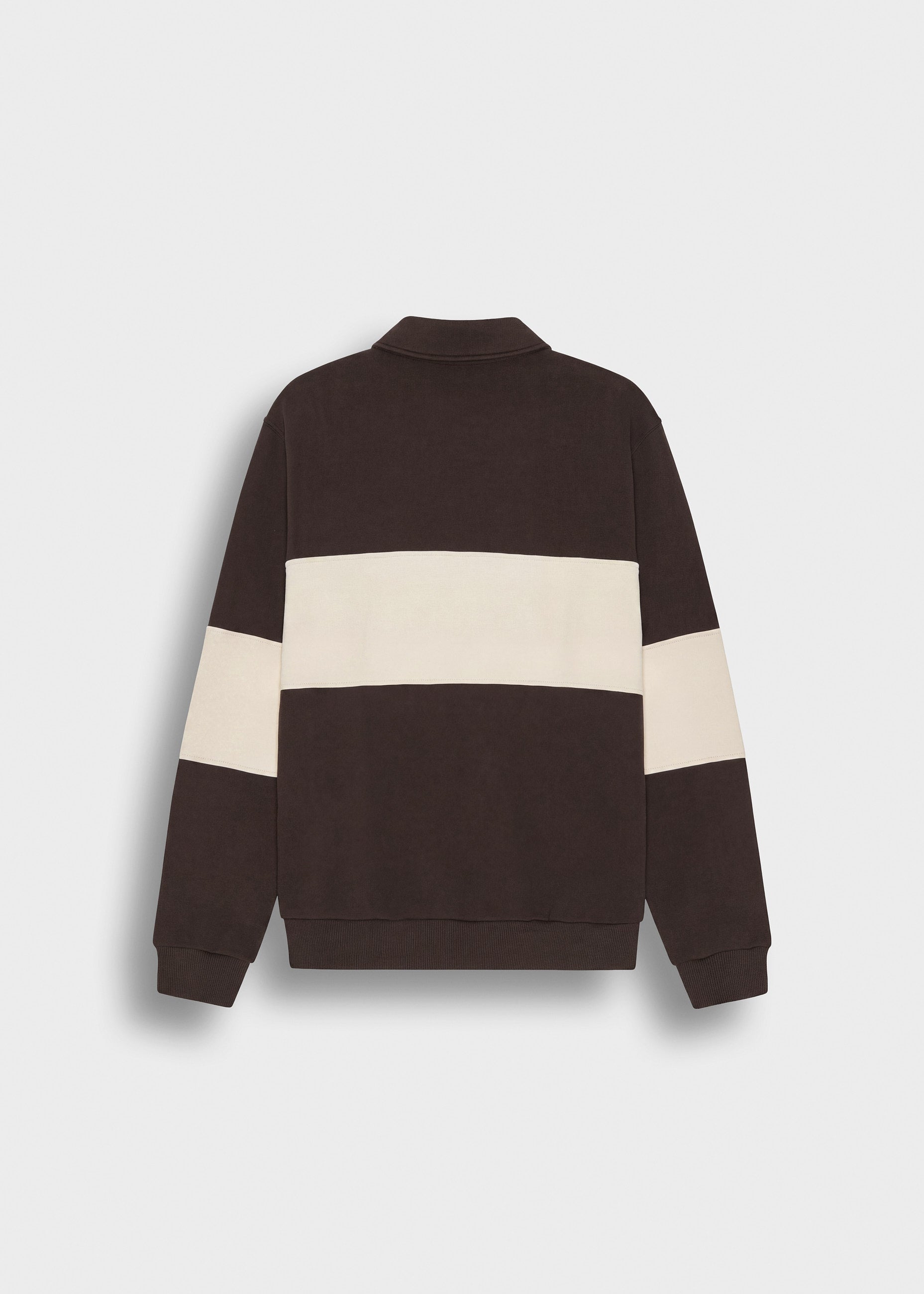 Zipper Rugby Sweatshirt
