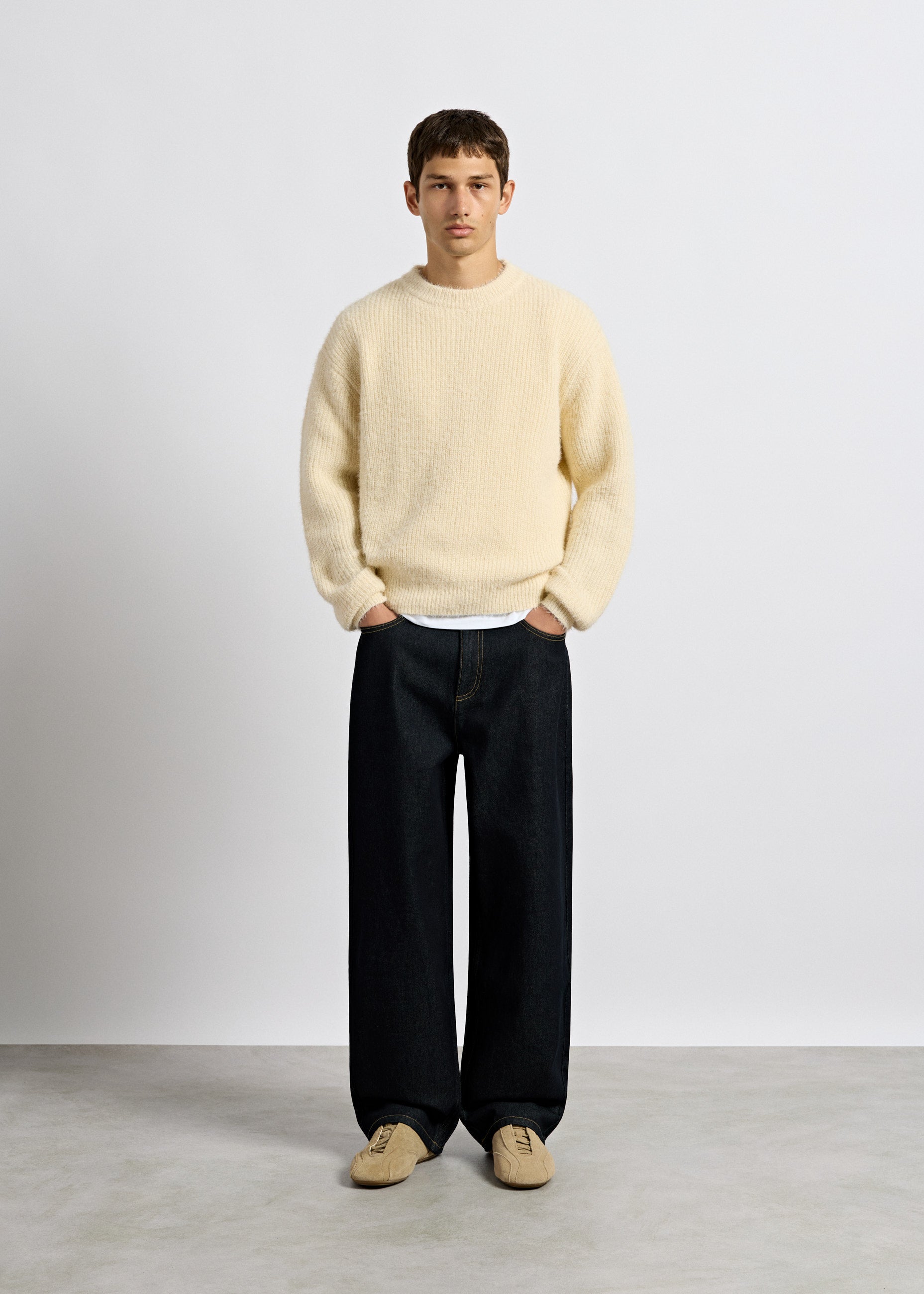 Fuzzy Knit Crewneck