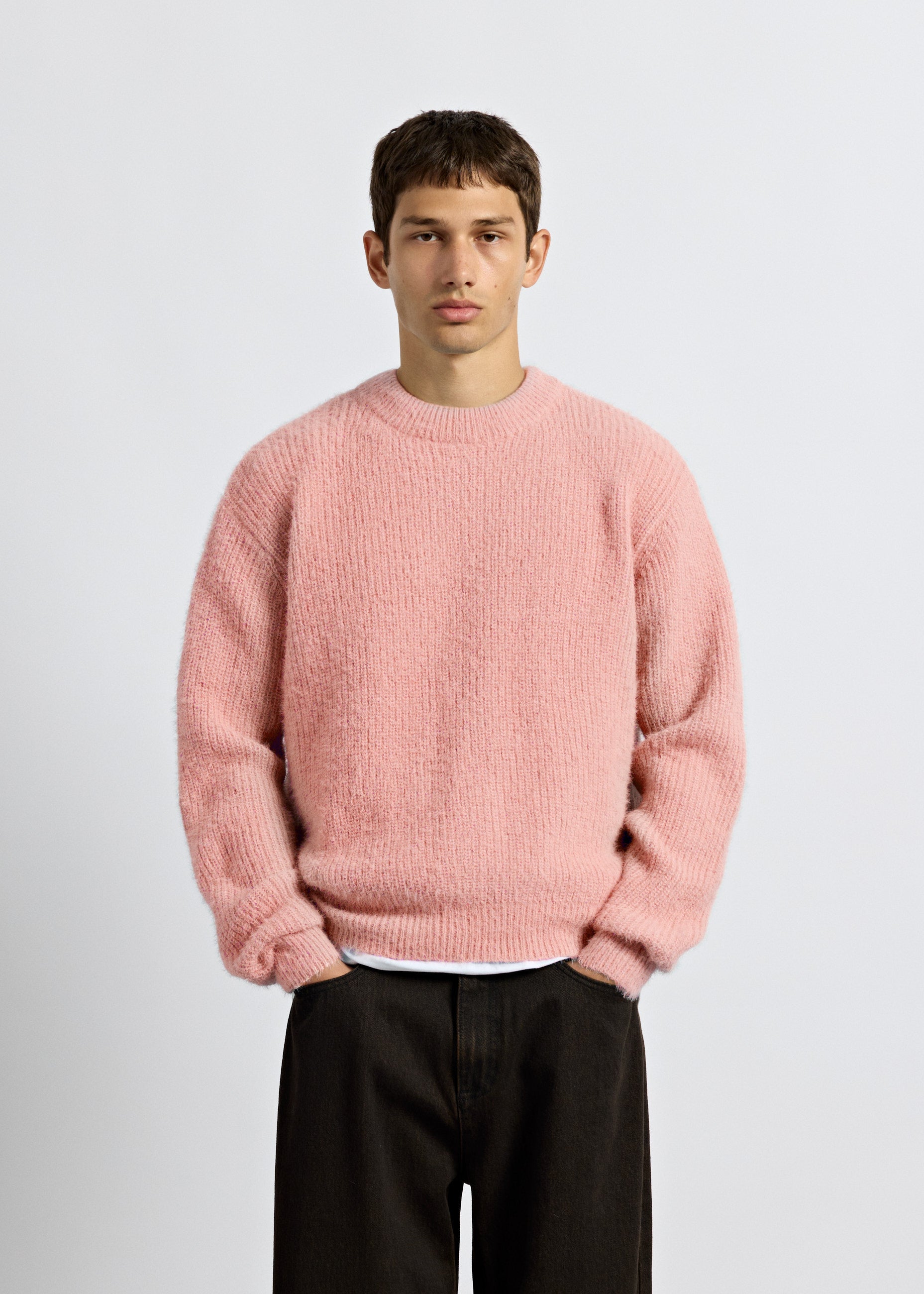 Fuzzy Knit Crewneck