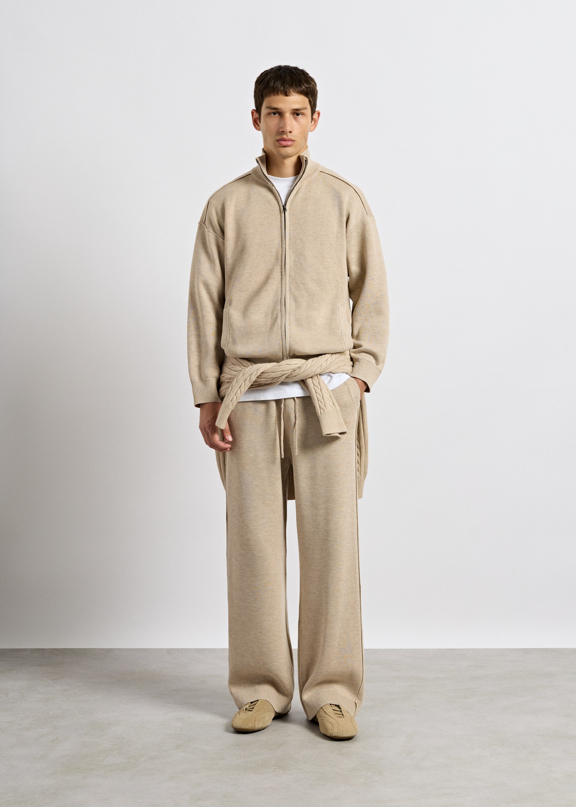 Knit Zip Jacket