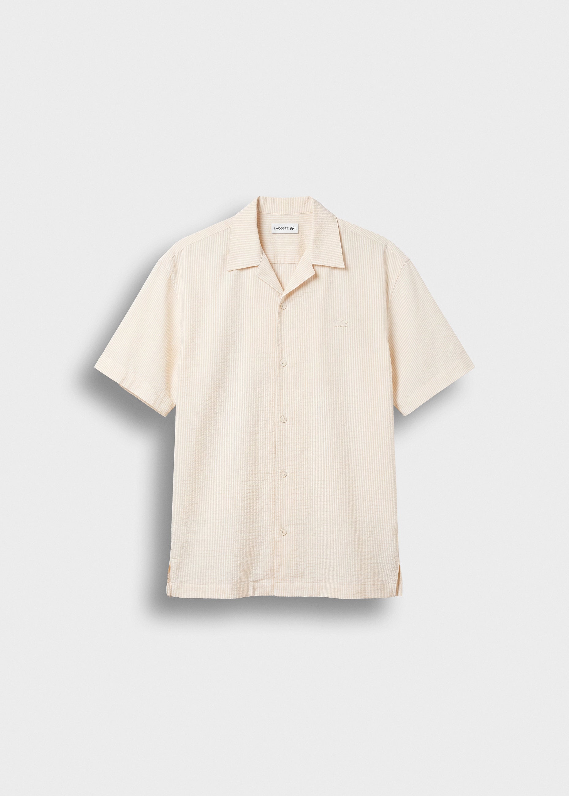 Seersucker Camp Collar Shirt