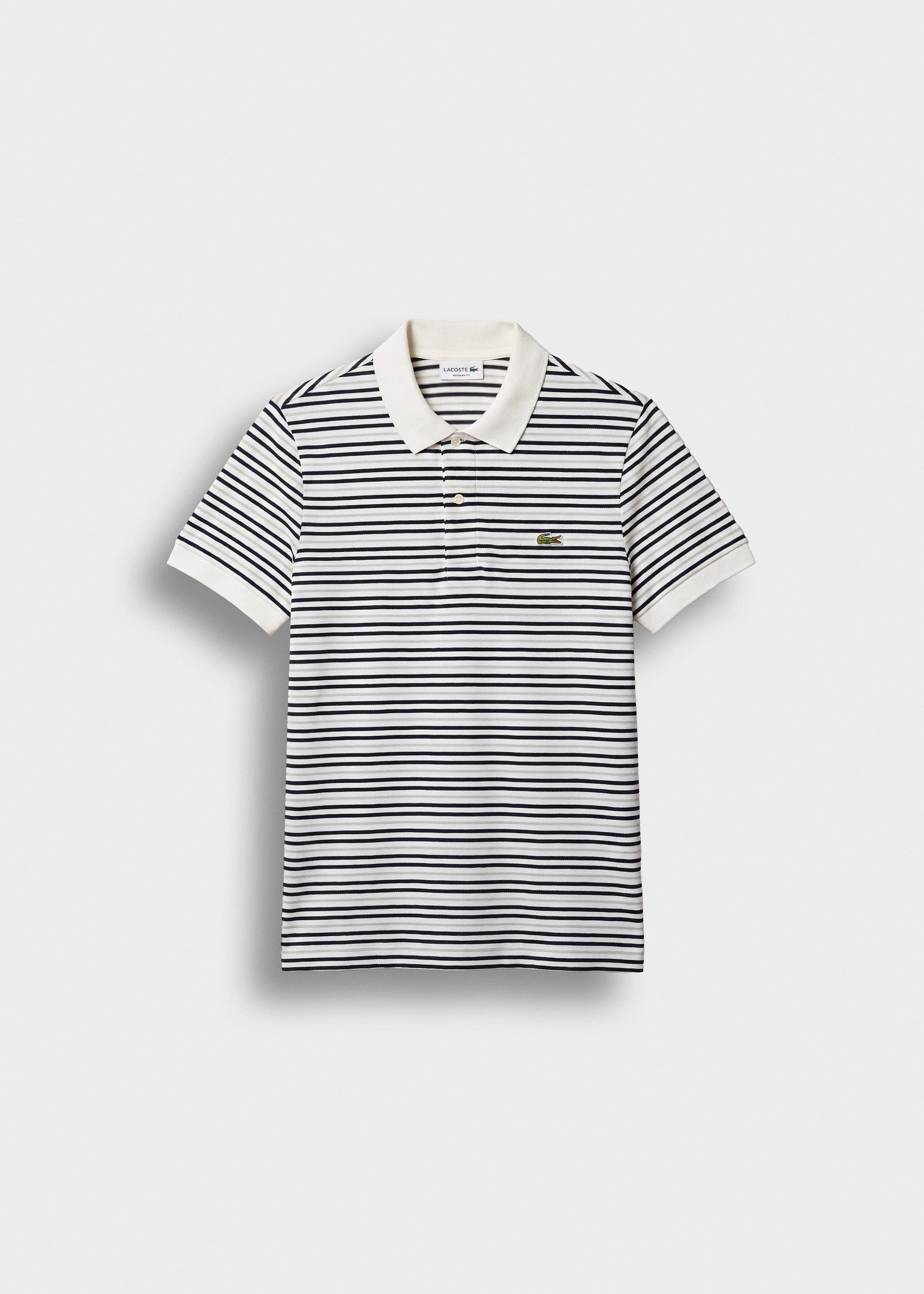 Short Sleeved Ribbed Collar Shirt