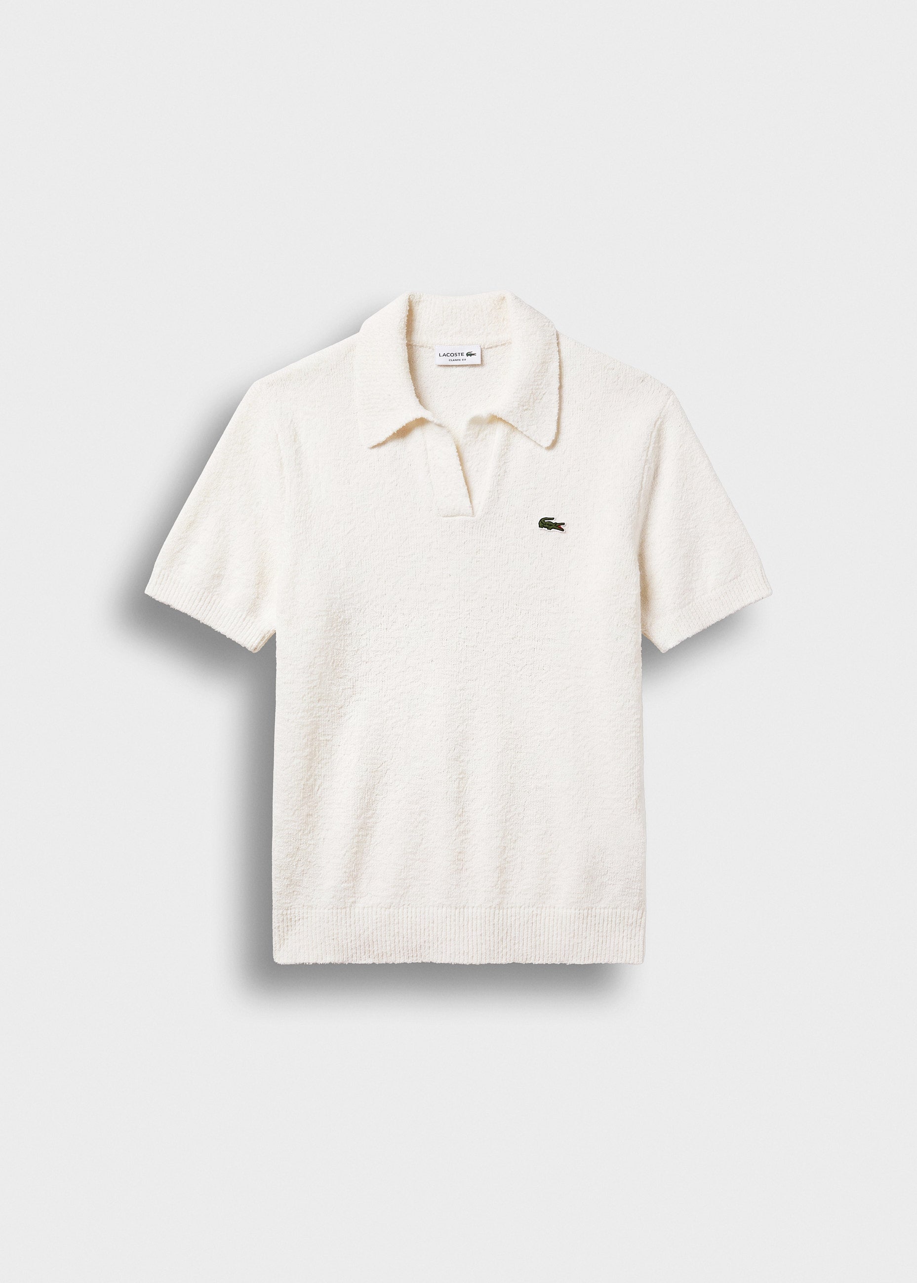 Strick-Poloshirt Bouclé