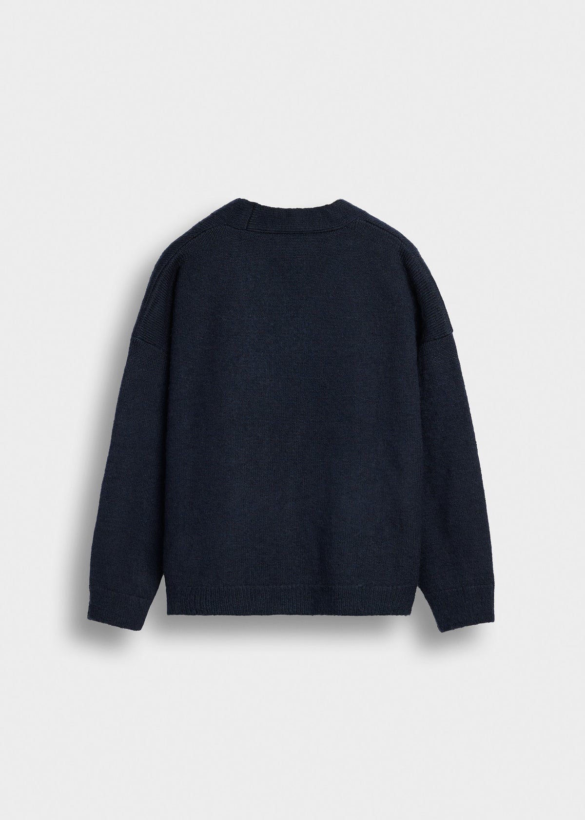 V-Neck Jacquard Cardigan