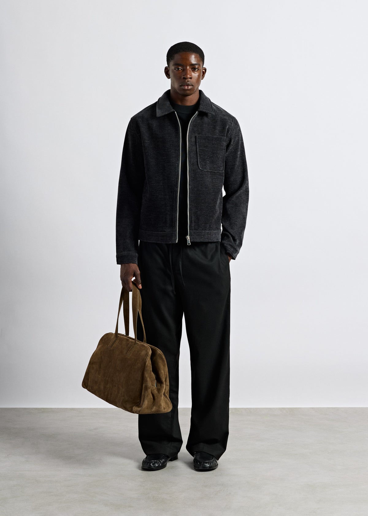 Velour Zip Jacket