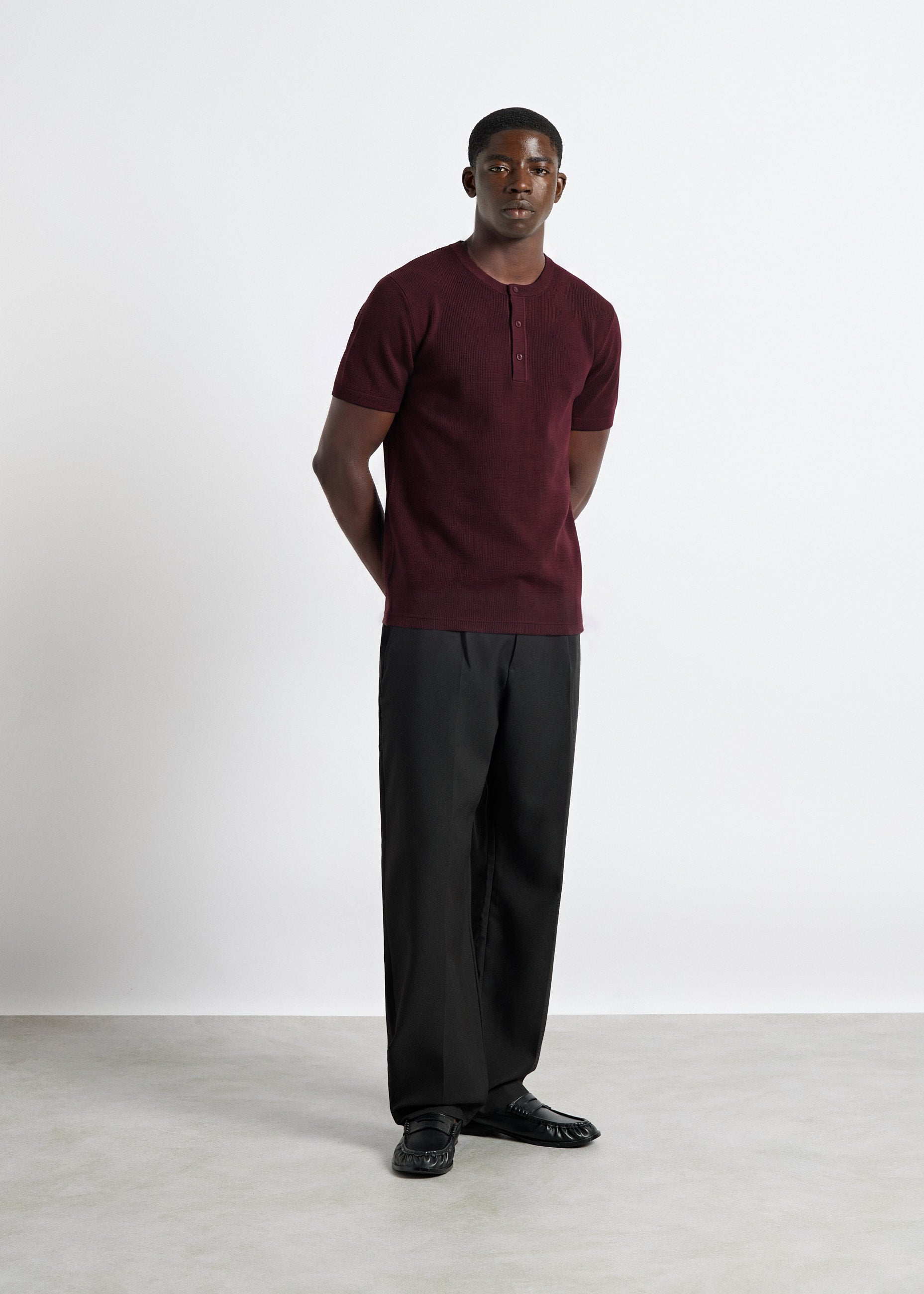 Rib Henley T-Shirt