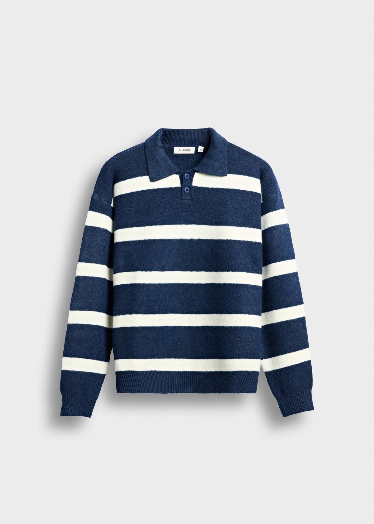Striped Long-Sleeve Polo