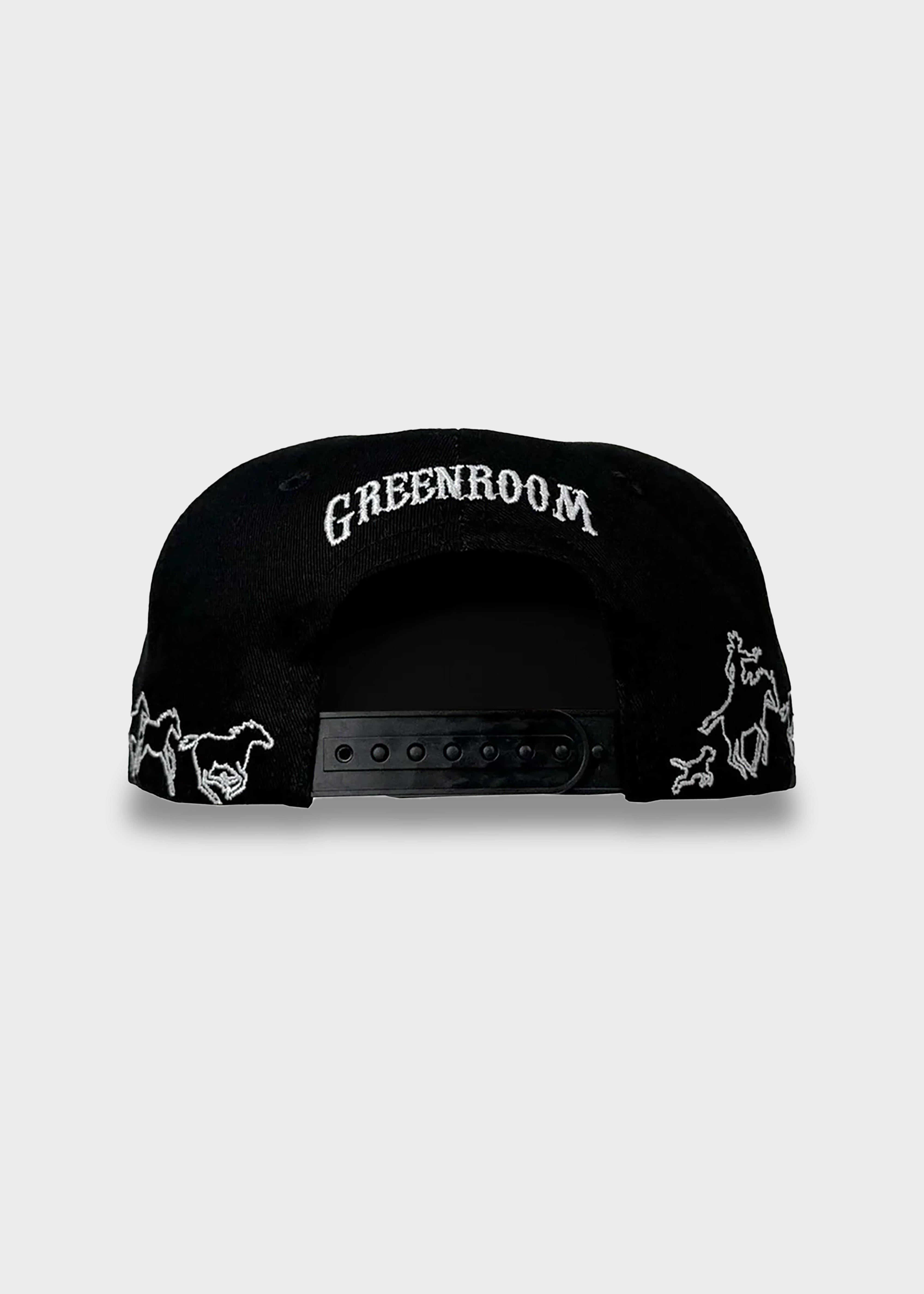 Texas Horses Cap Pitch Black
