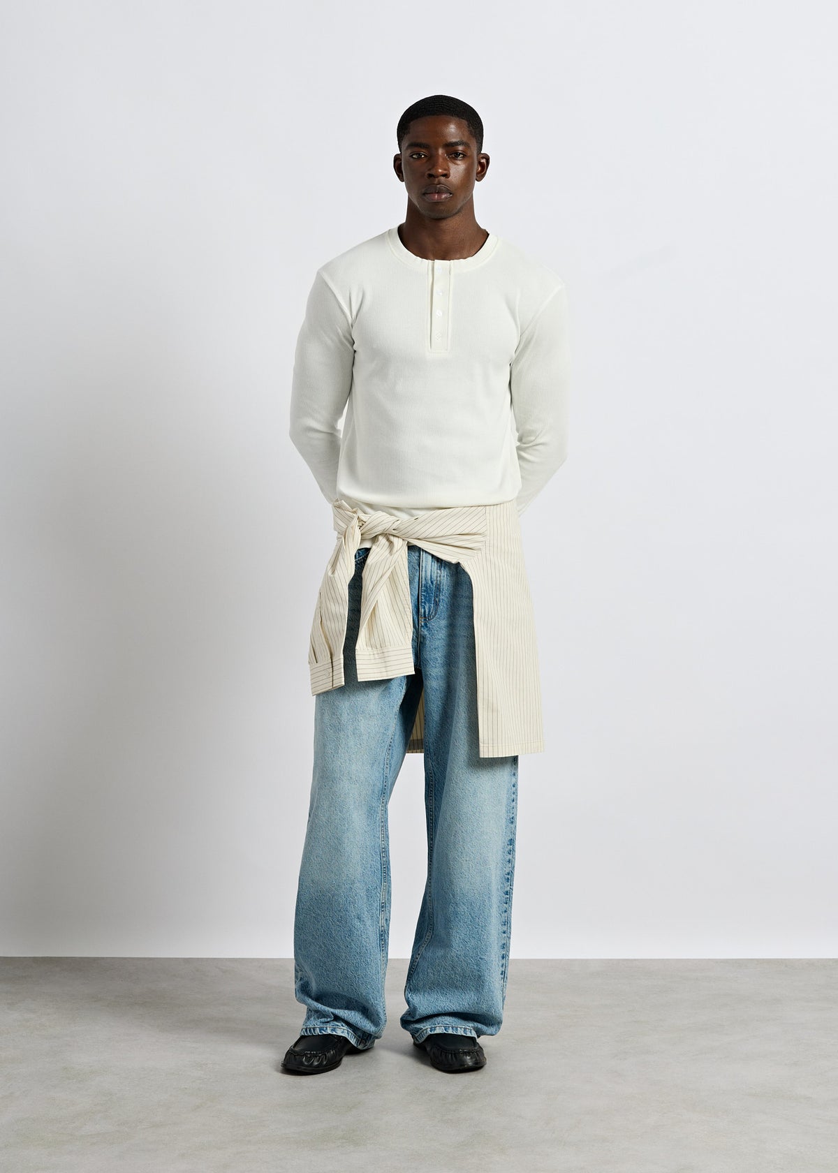 Rib Henley Longsleeve