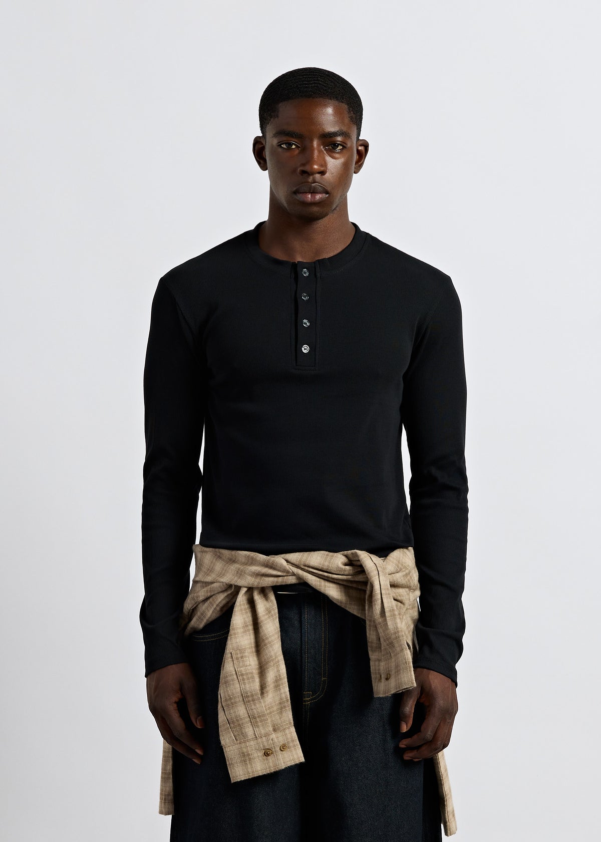 Rib Henley Longsleeve
