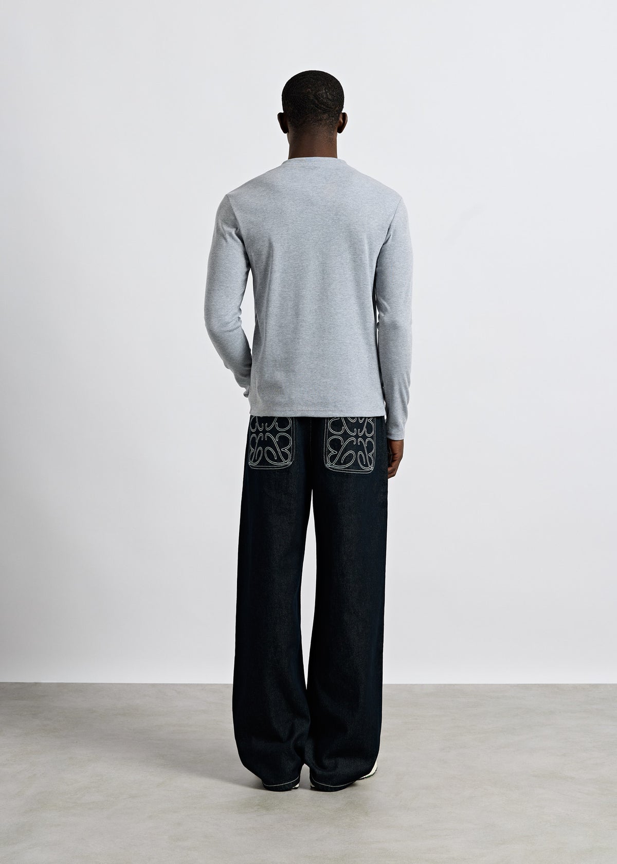 Rib Henley Longsleeve