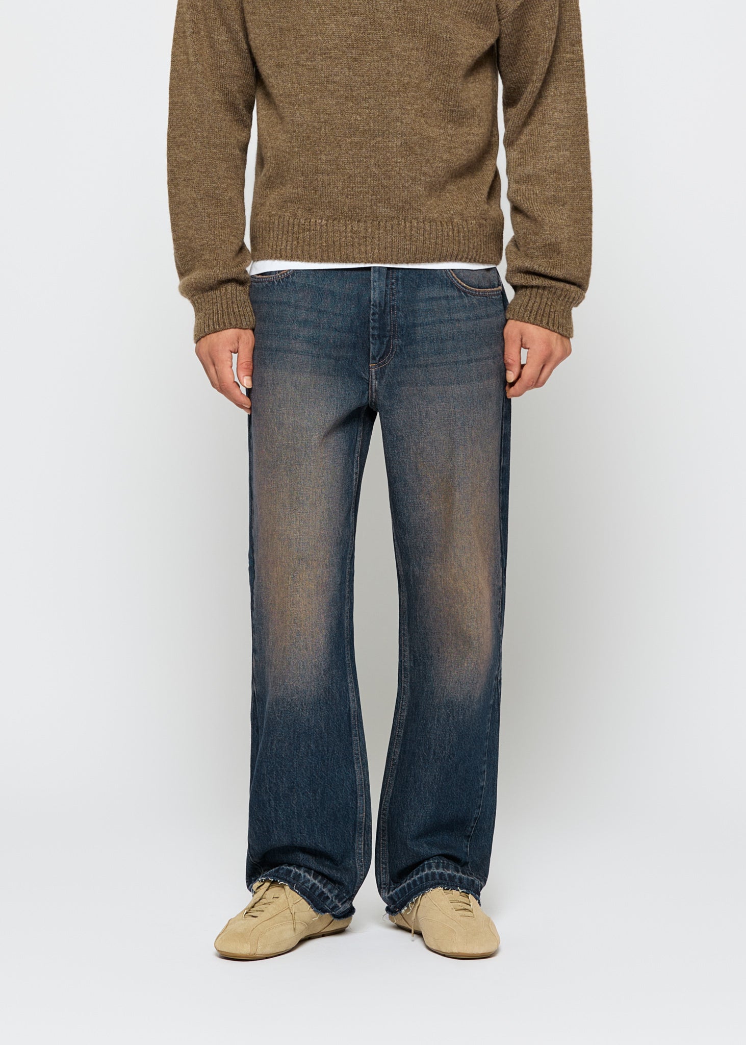 Tony Flared Open Hem Jeans