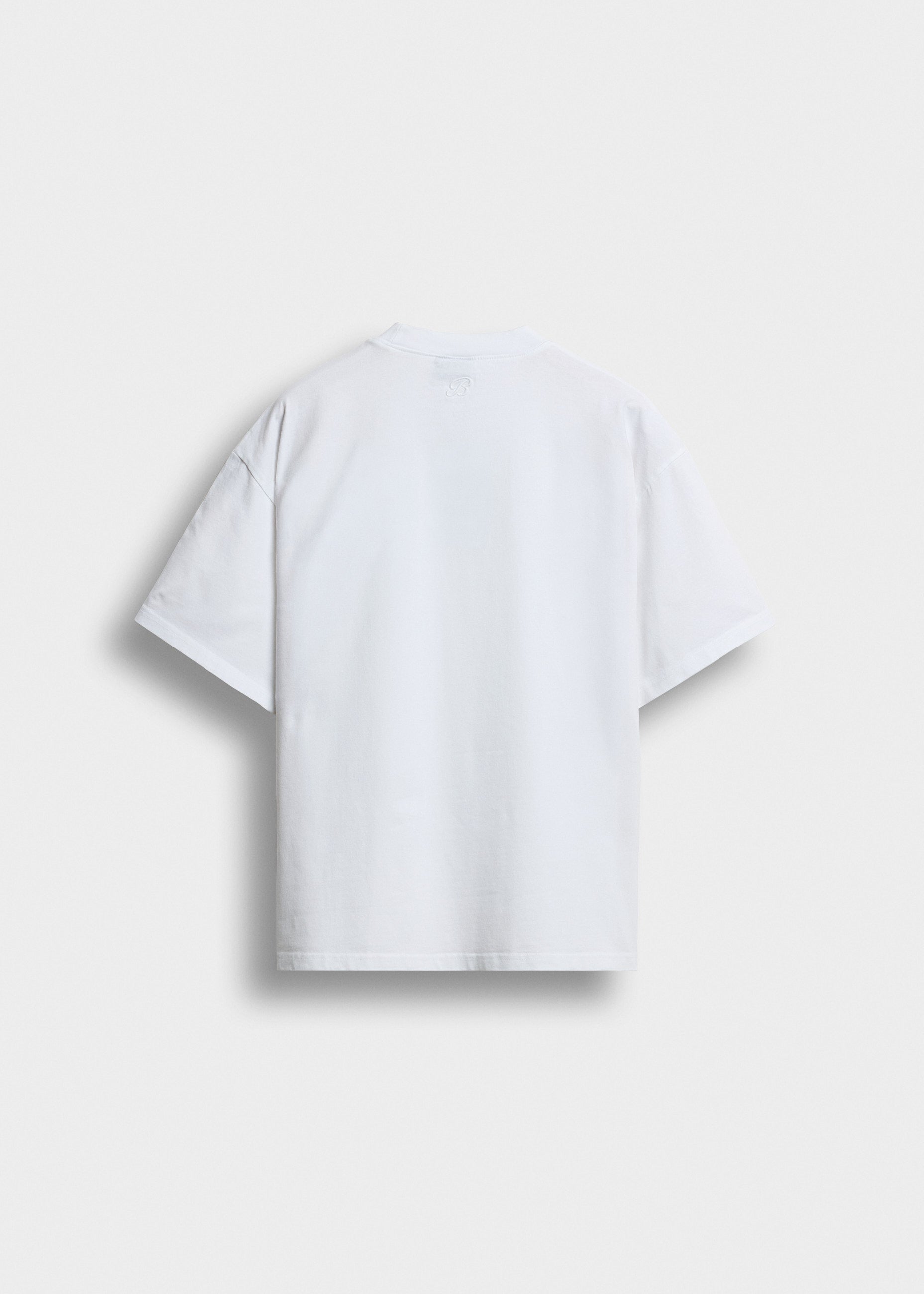 Wit basic oversized t-shirt