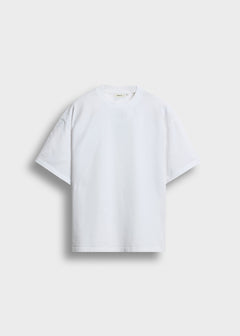 Wit basic oversized t-shirt
