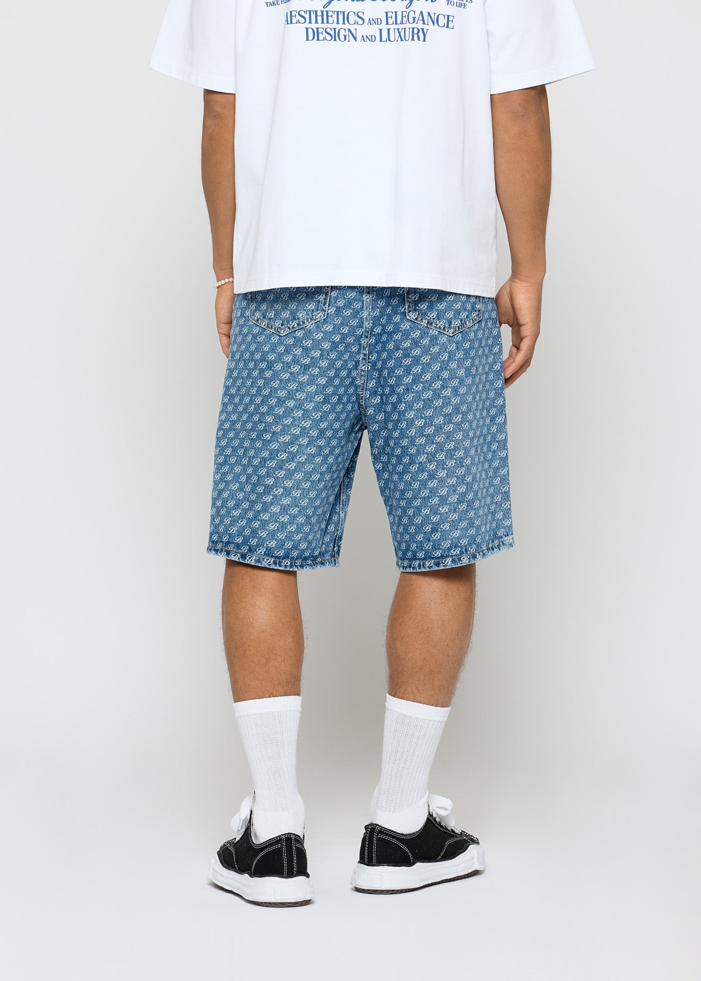 Marco Baggy Monogram Shorts