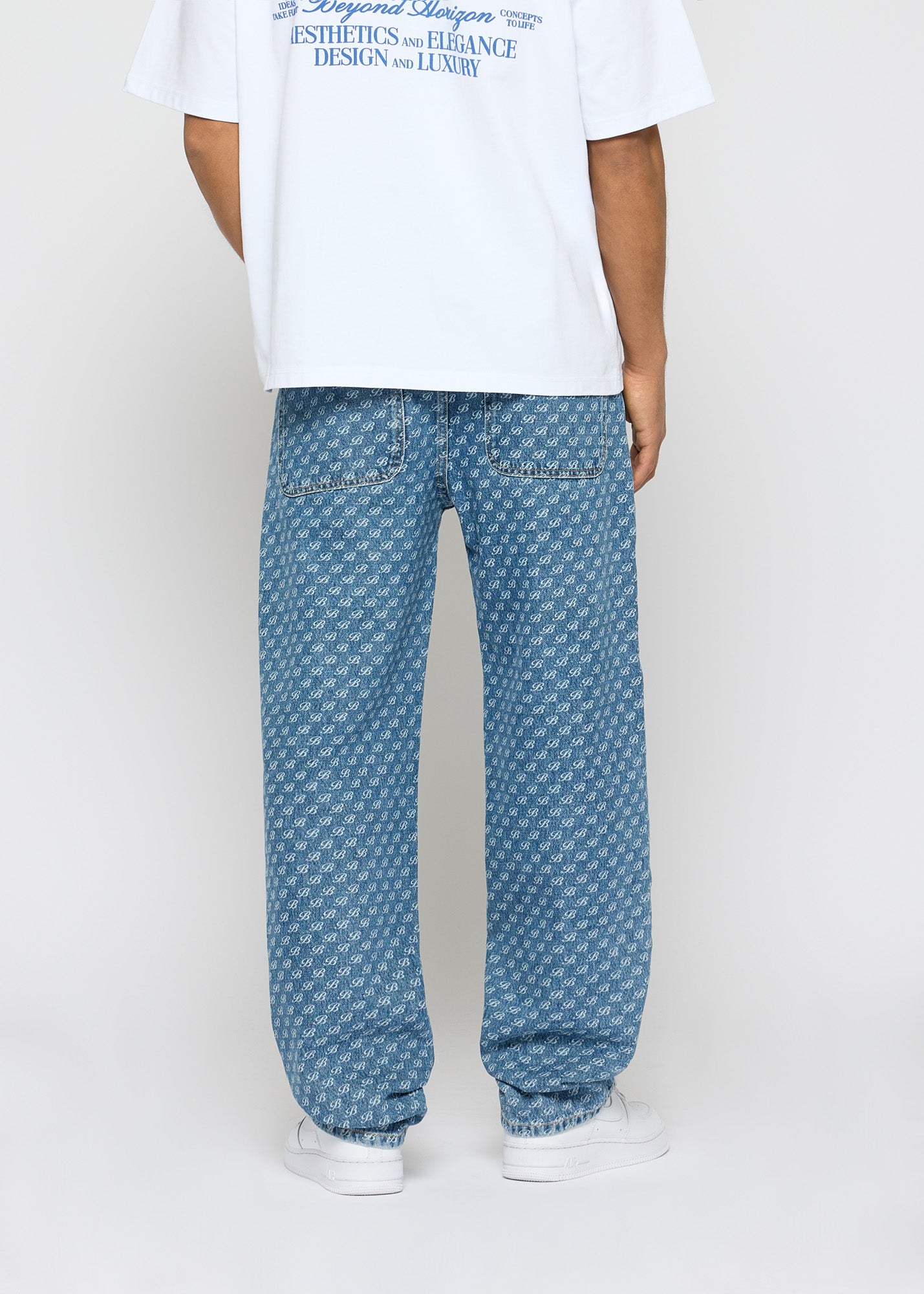 Vito Baggy Monogram Jeans