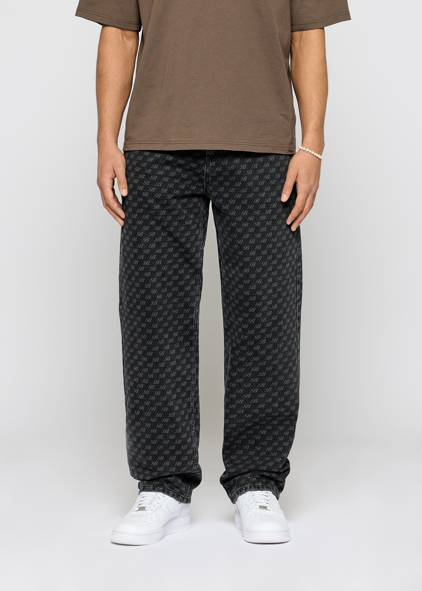 Vito Baggy Monogram Jeans