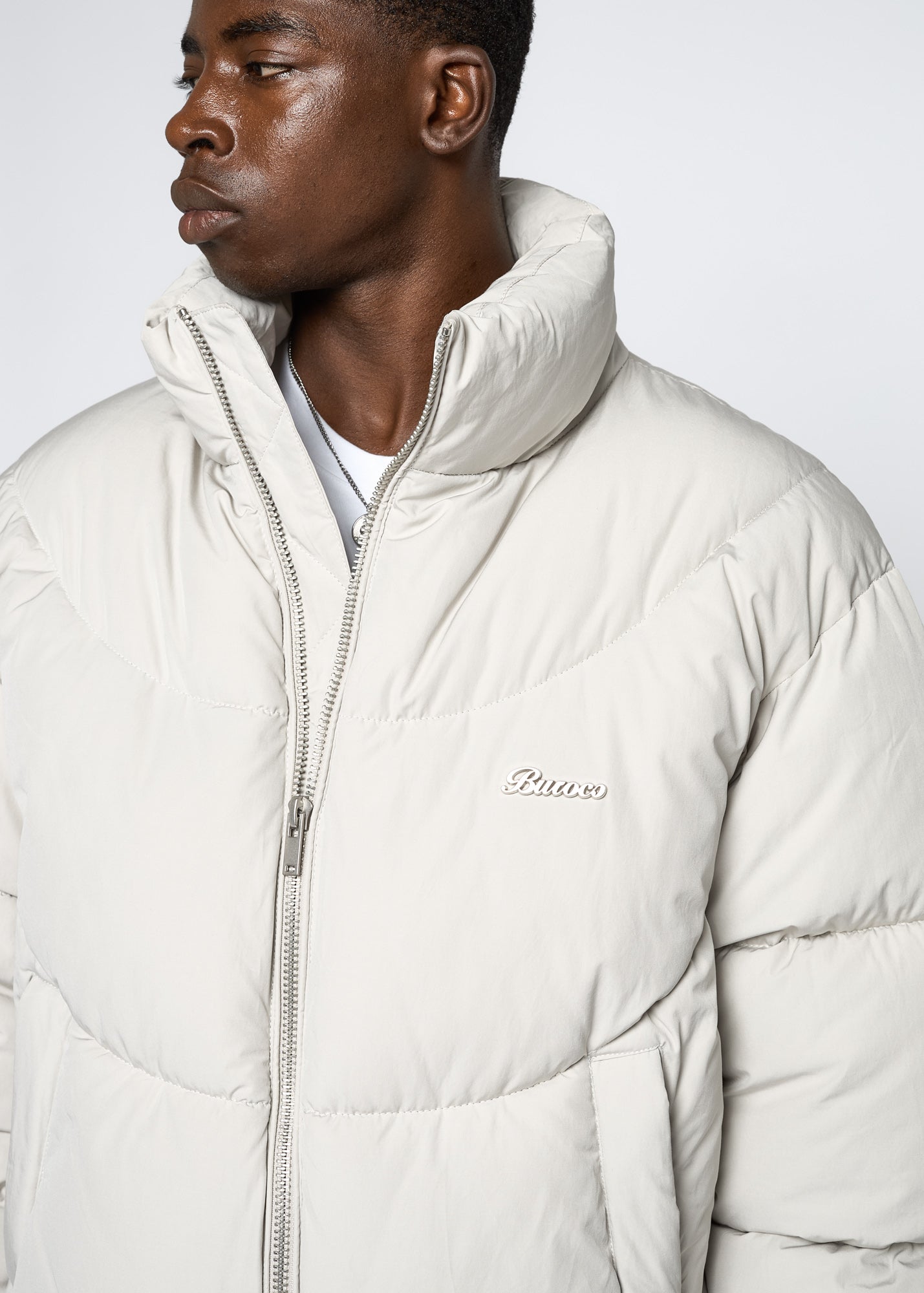 Matte Nylon Puffer Jacket