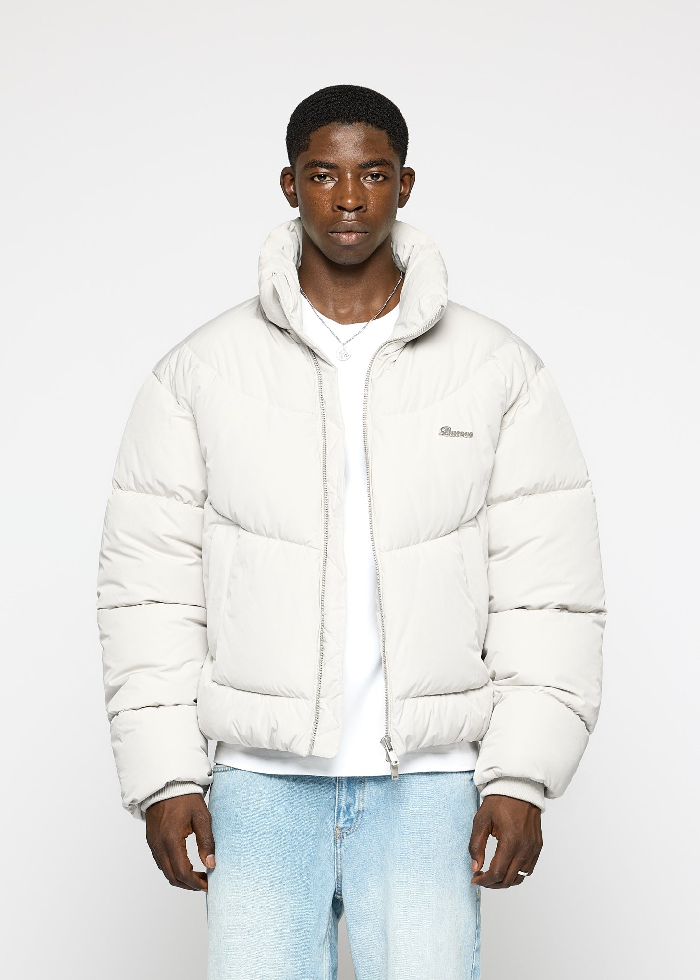 Matte Nylon Puffer Jacket