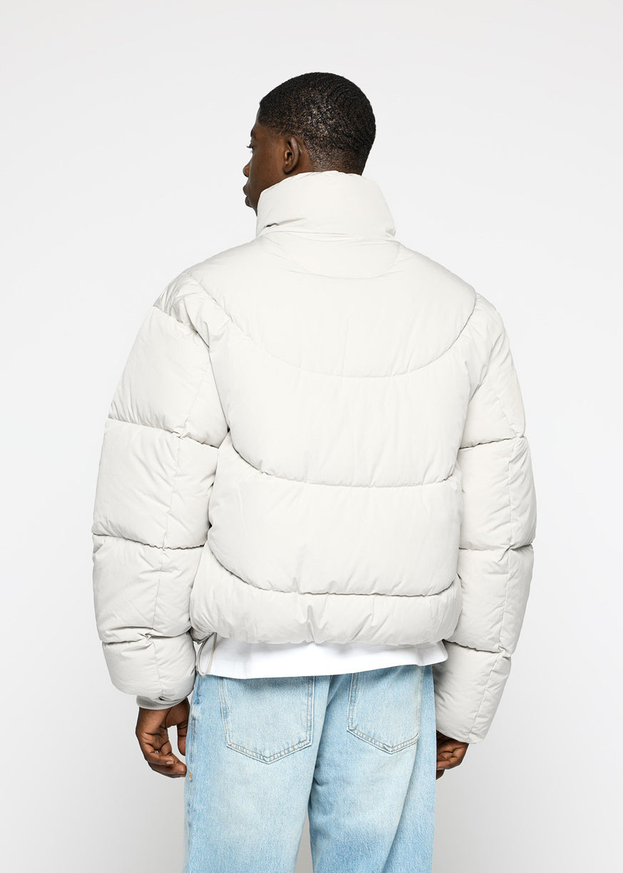 Matte Nylon Puffer Jacket