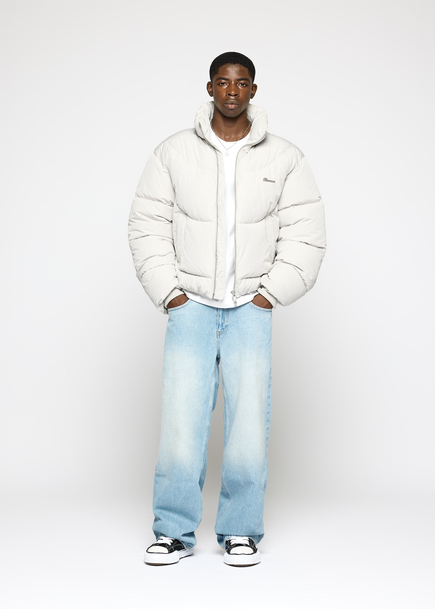 Matte Nylon Puffer Jacket