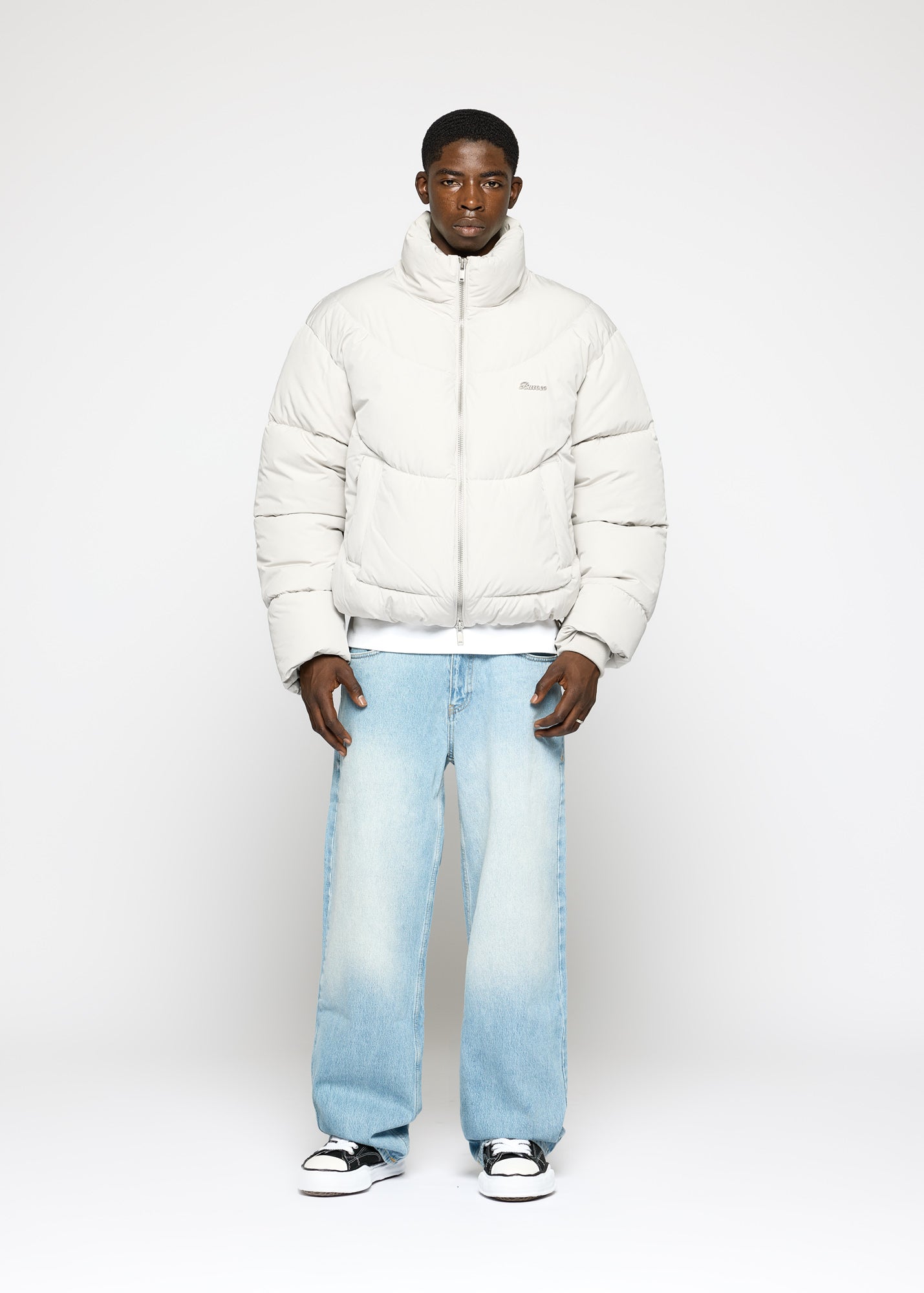 Matte Nylon Puffer Jacket