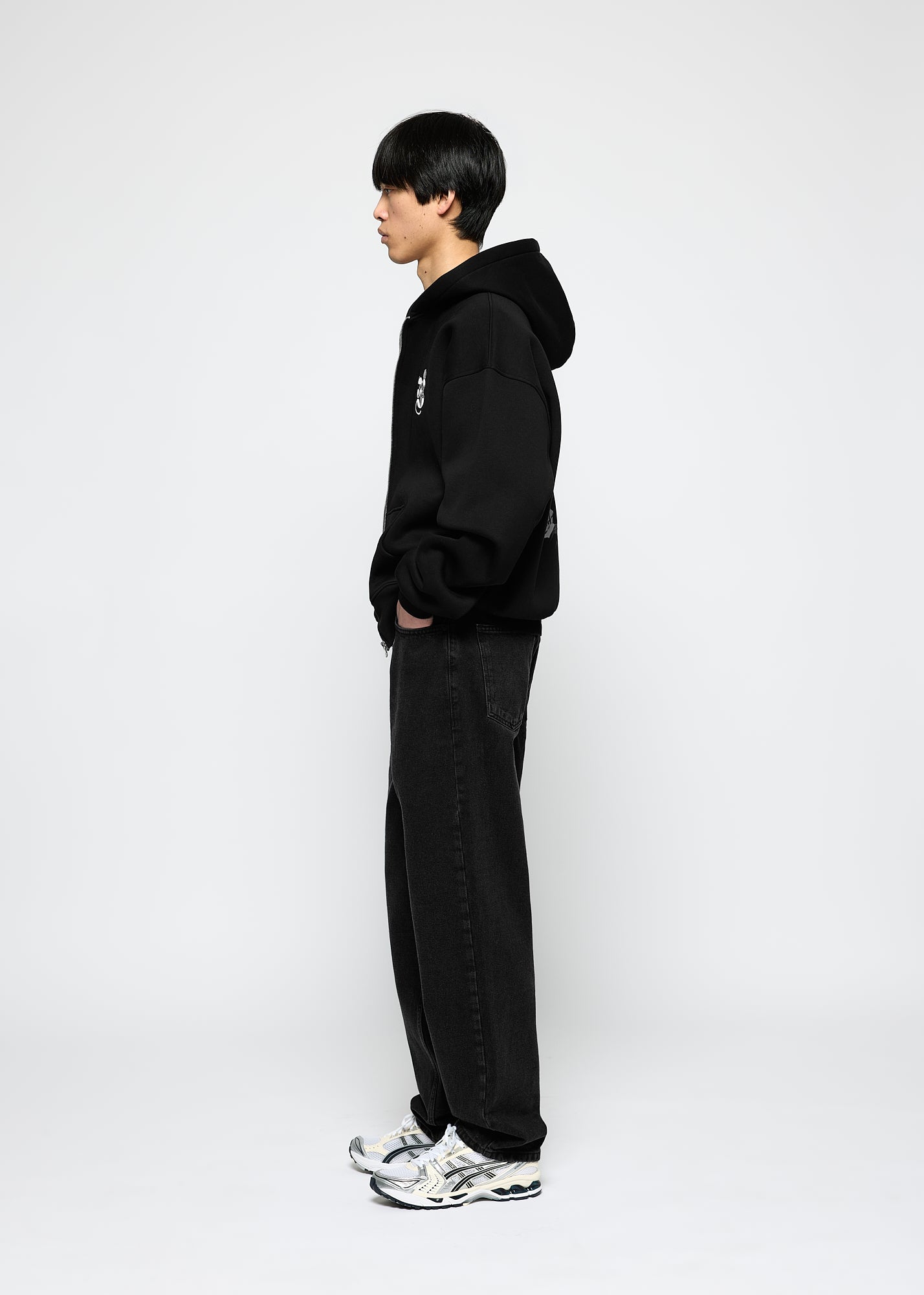 Rose Wreath  Zip-Hoodie