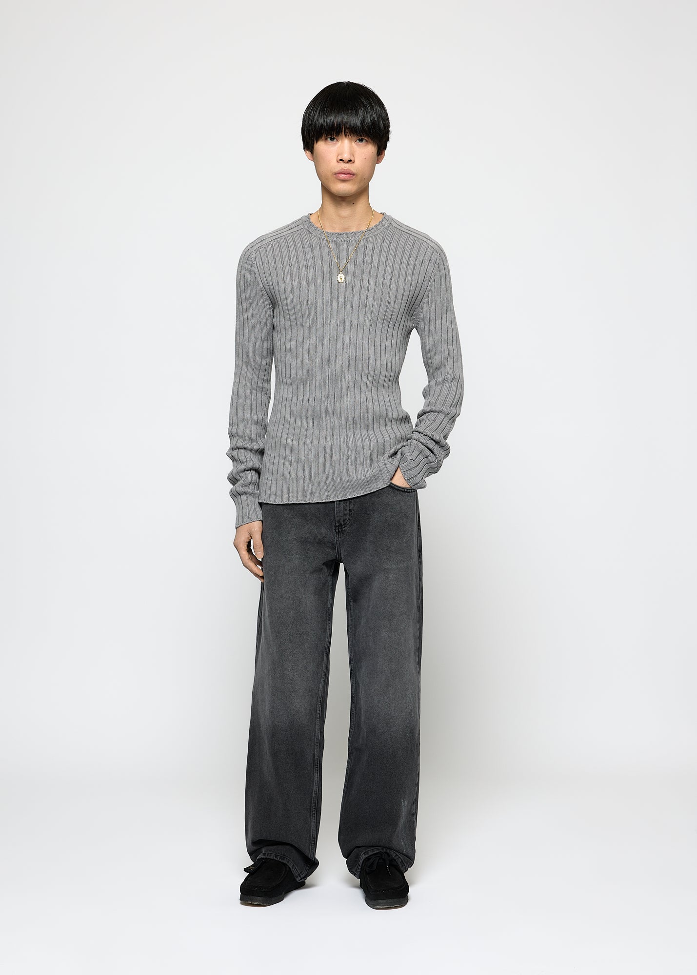 Ribbed Knit Sweater