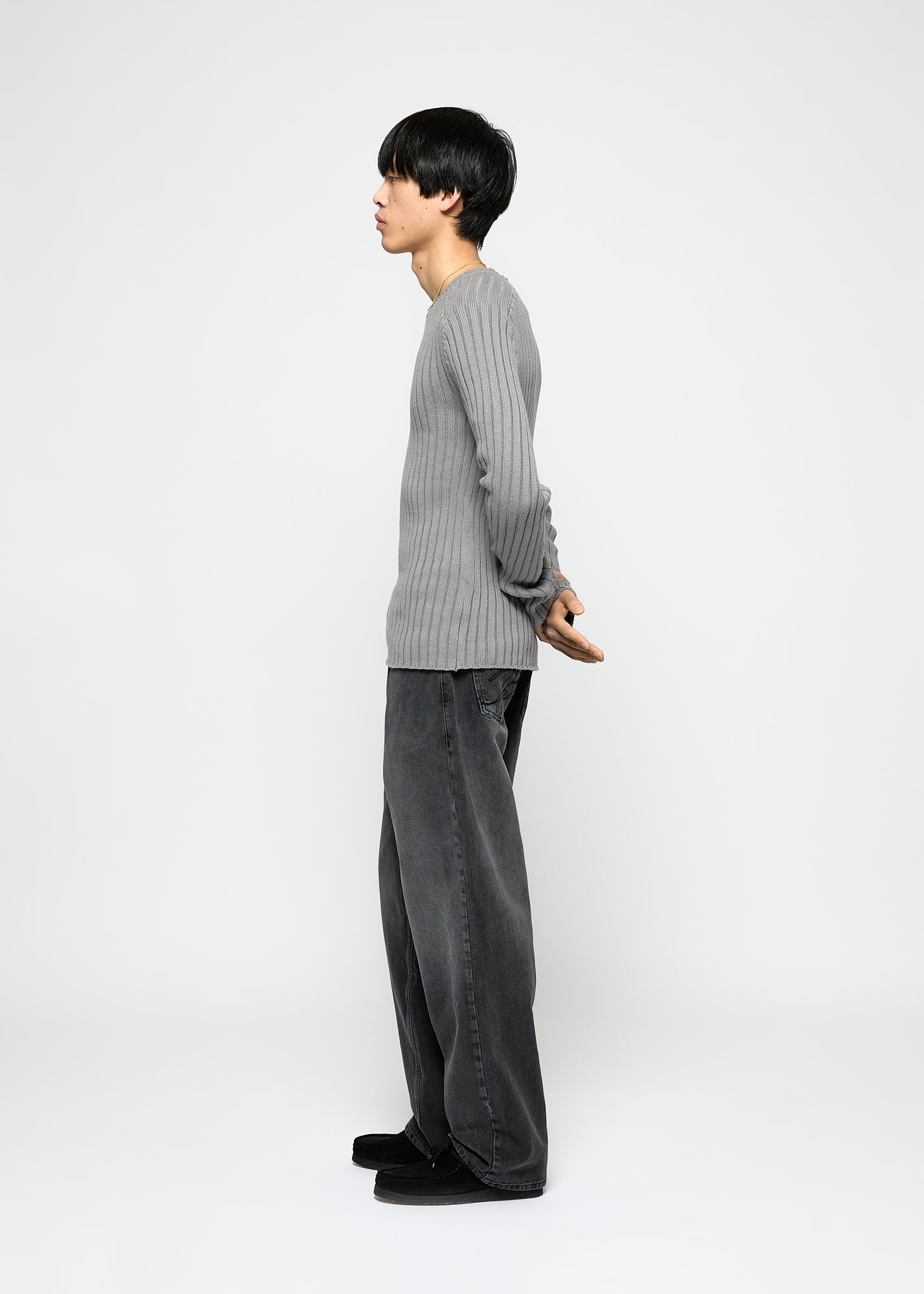 Ribbed Knit Sweater