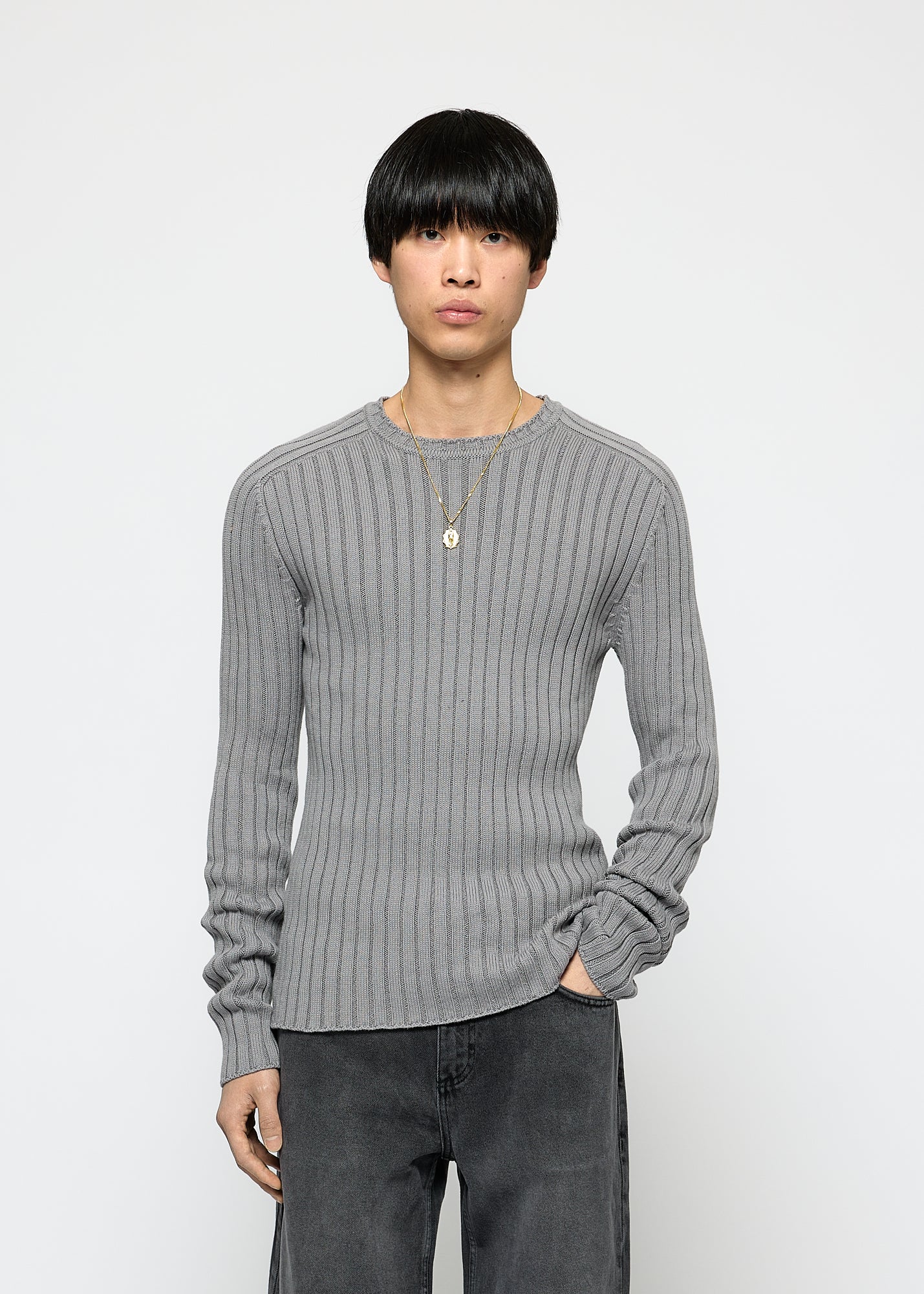 Ribbed Knit Sweater