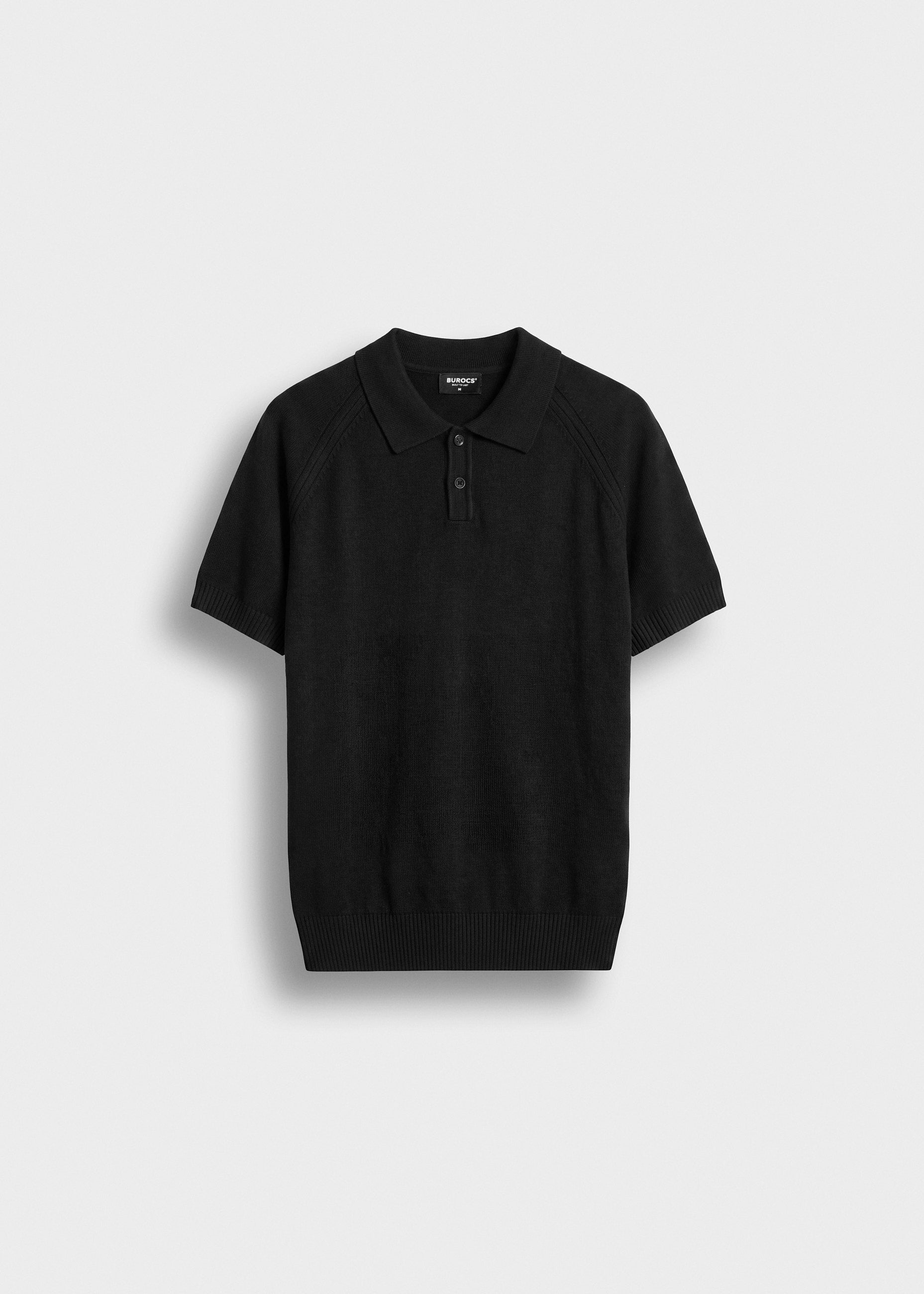 Fijngebreid poloshirt